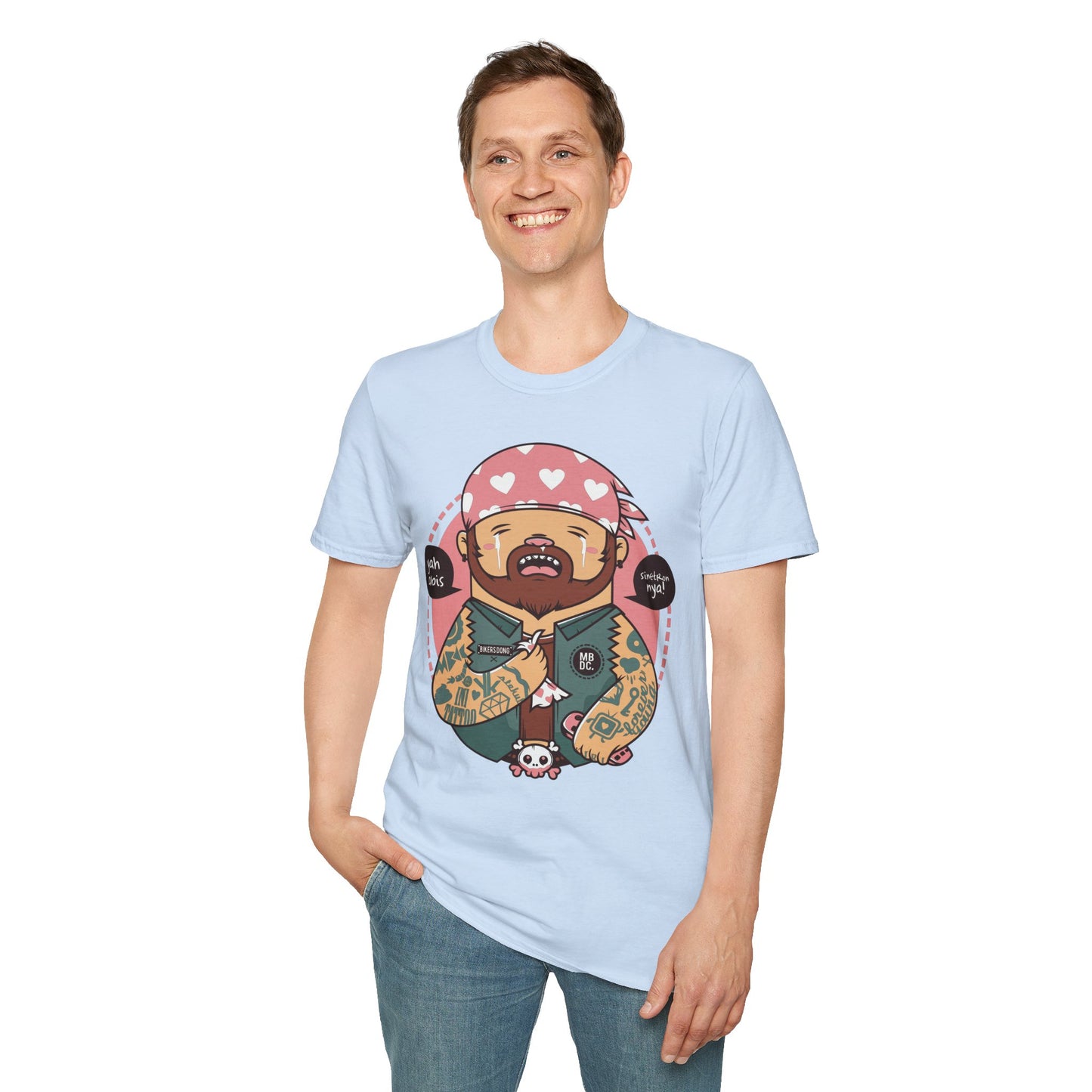 Cartoon Animation T Shirt Unisex Softstyle 100 Percent Ring Spun Cotton Comfort Tee