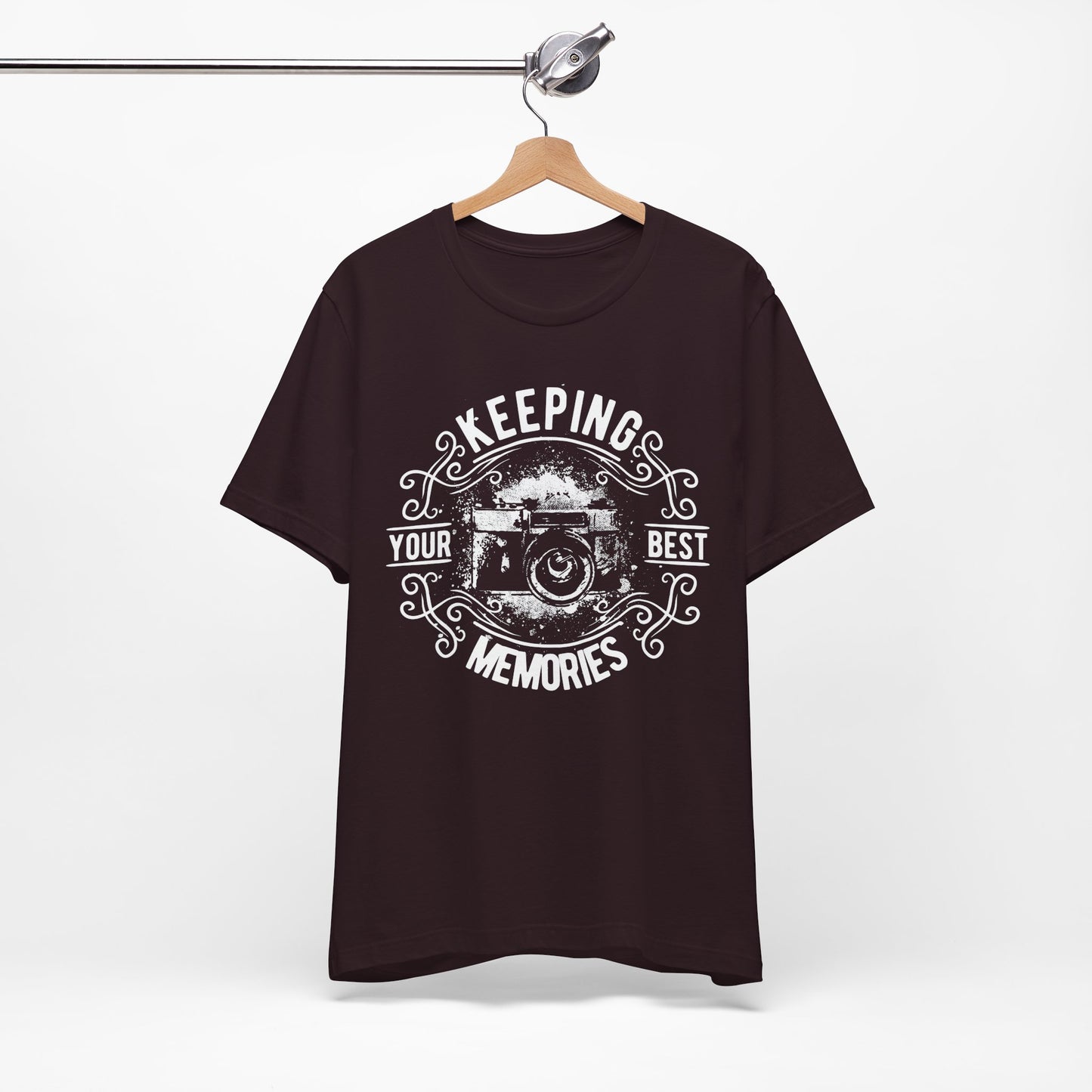 Keeping Your Best Memories T-Shirt Vintage Camera Graphic T-Shirt A-5