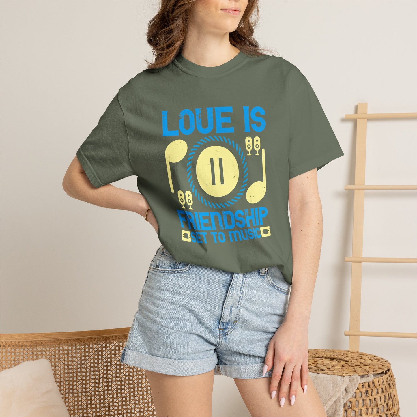 Music Graphic Design Unisex Cotton T-shirt m21