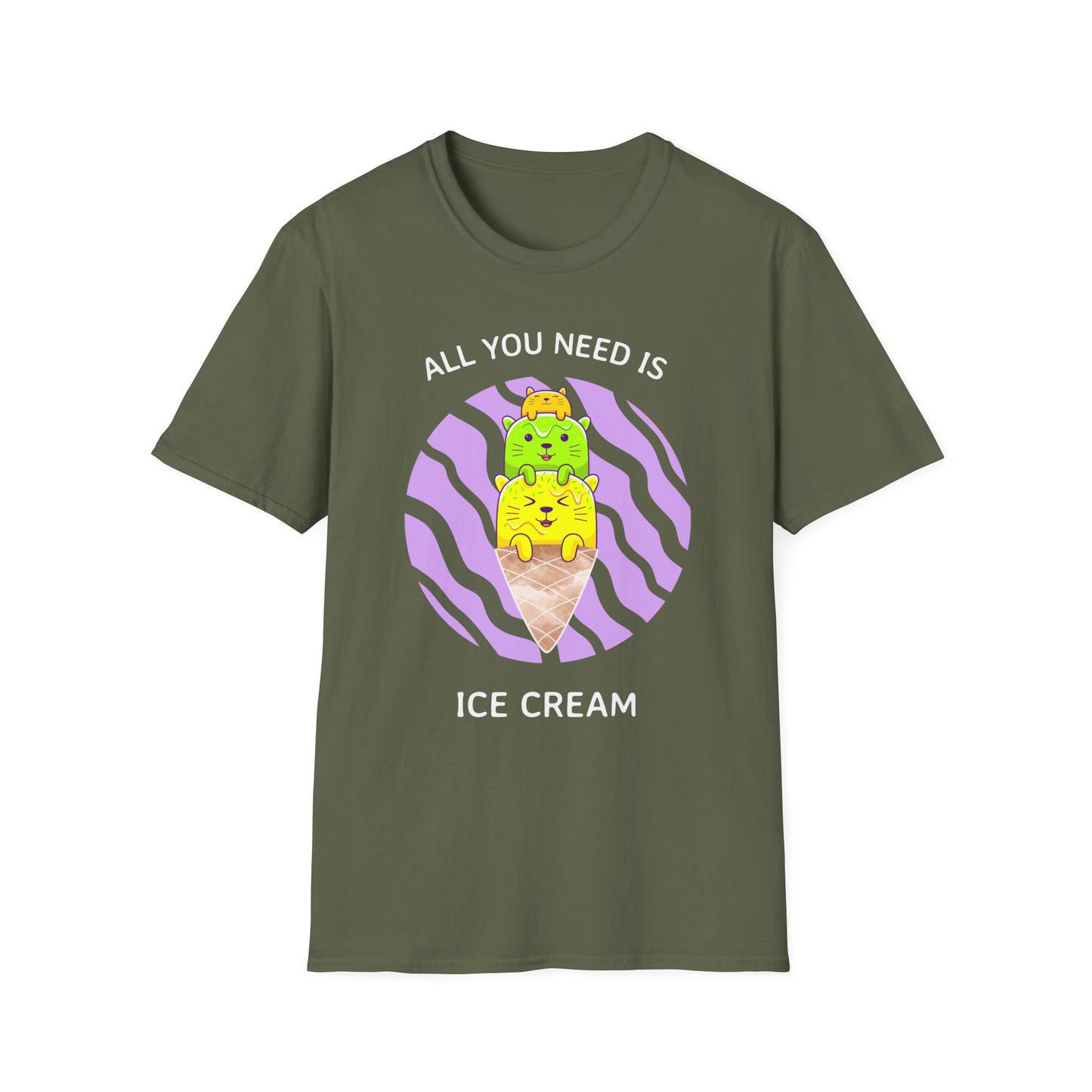 Food Tees, Funny Food T Shirts, Funny T Shirts, Shirt with Food, Junk Food Tees, Shirt with Ice Cream, Ice Cream T-Shirt