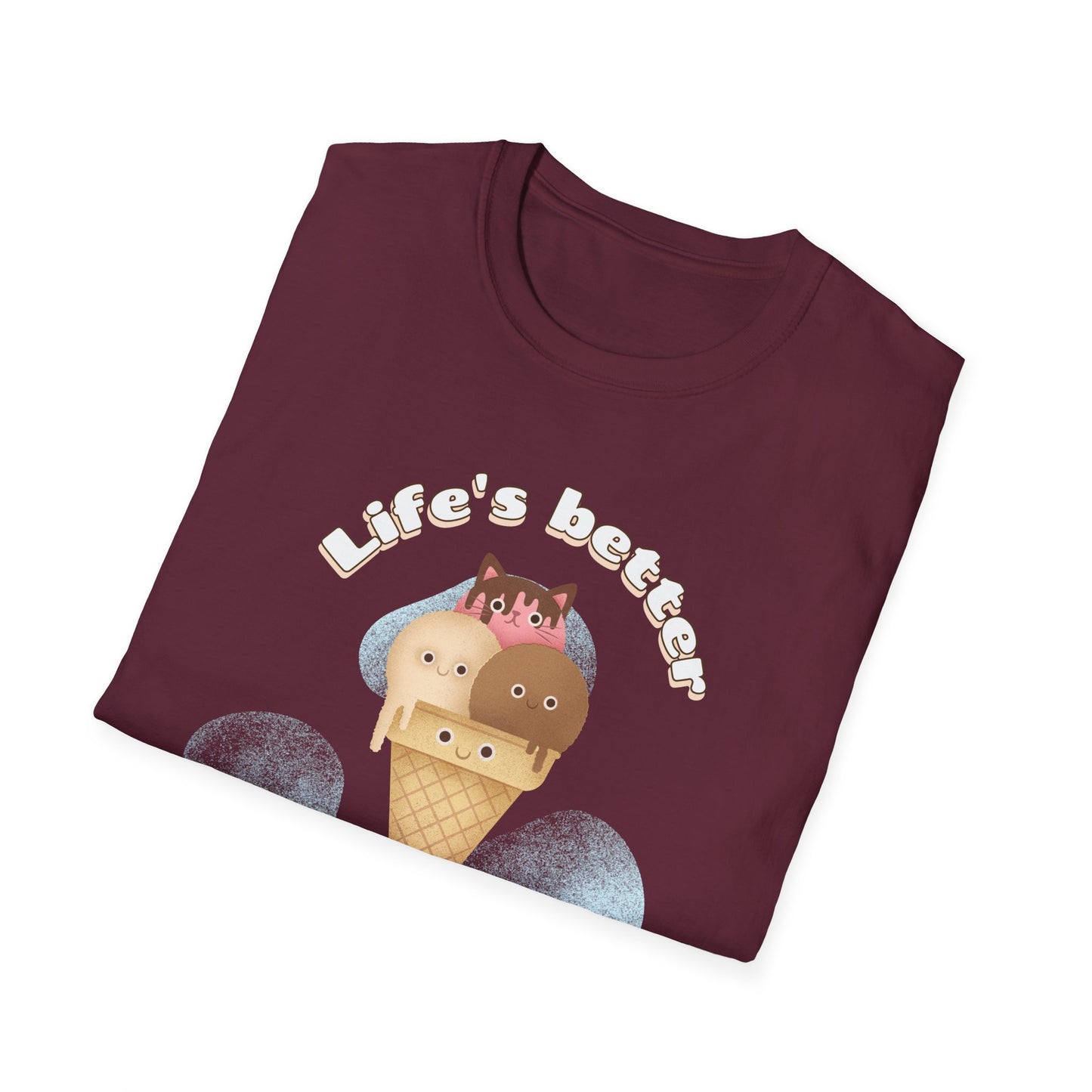 Food Tees, Funny Food T Shirts, Funny T Shirts, Shirt with Food, Junk Food Tees, Shirt with Ice Cream, Ice Cream T-Shirt