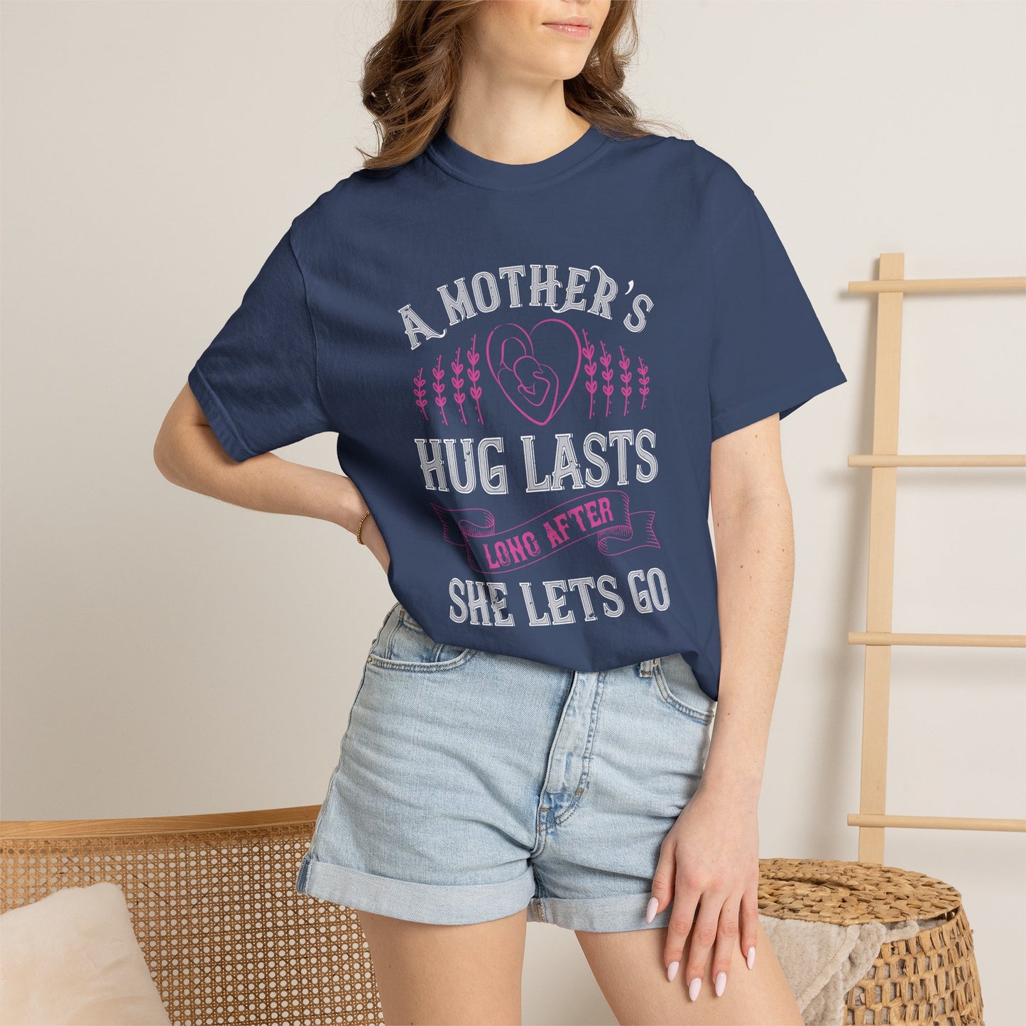 Mom T-shirt Mother Day Mama Tee Unisex Comfort Colors Garment-Dyed Cotton h58
