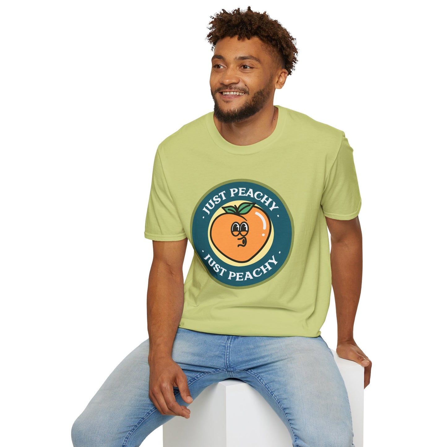 Food Tees, Funny Food T Shirts, Funny T Shirts, Shirt with Fruits, Shirt with Peach