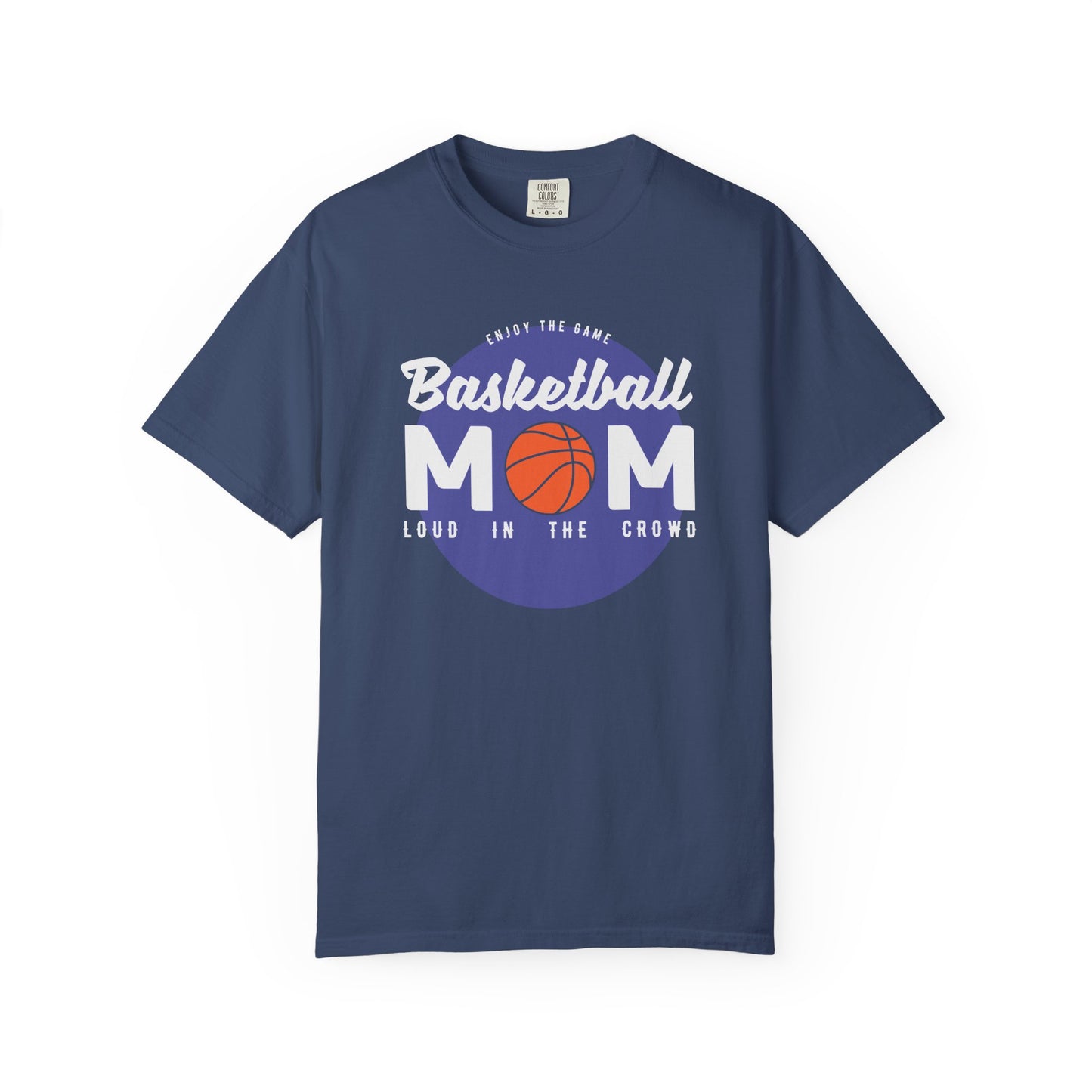 Basketball Mom T-shirt Mother's Day Mama Tee Unisex Comfort Colors Garment-Dyed Cotton h31
