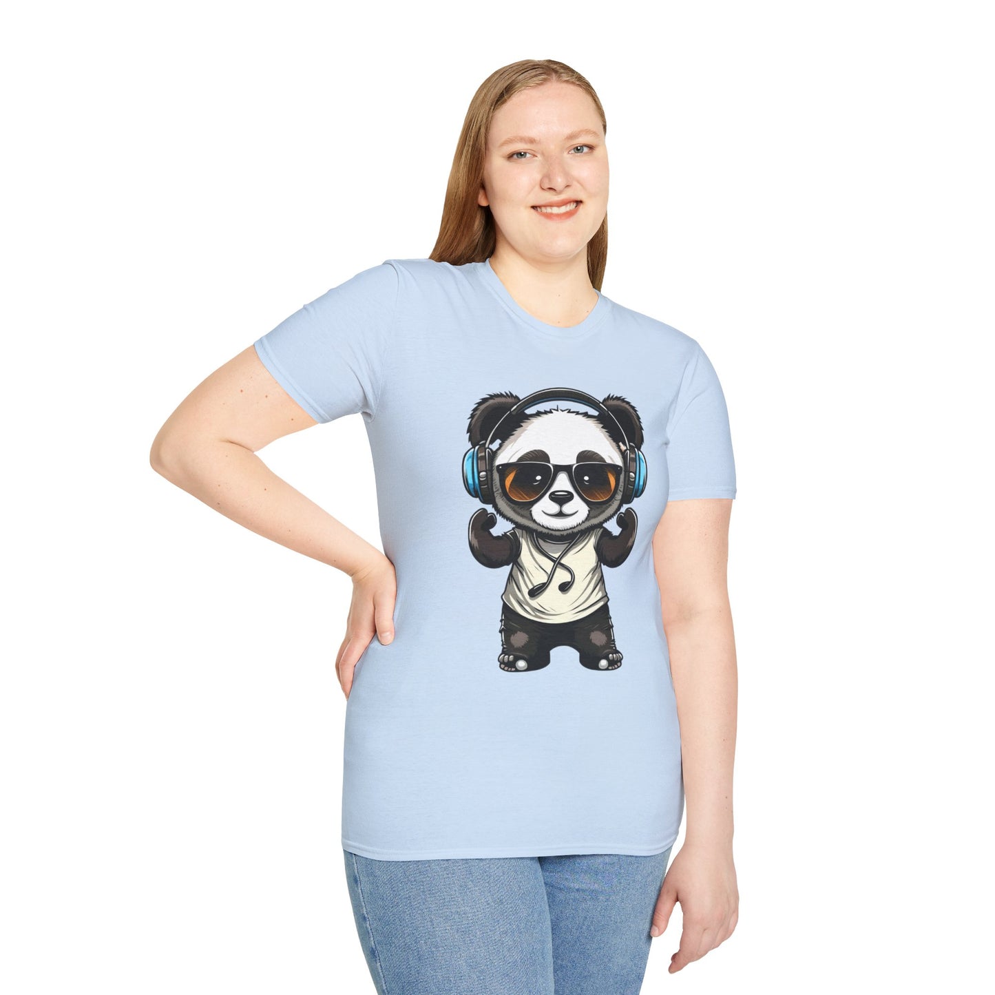 Animals Tees, Funny Animals Shirt, T Shirts with Funny Animals, T-Shirt with Panda, Panda Tees
