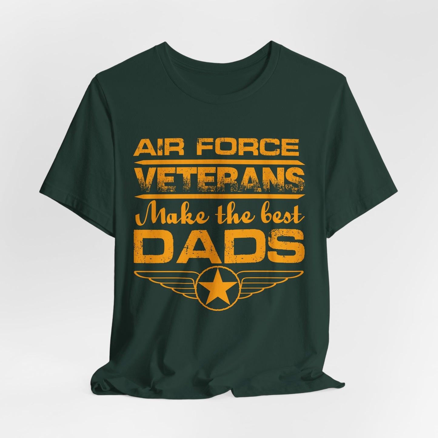 Air Force Veterans Make the Best Dads T-Shirt Military Dad Unisex Cotton Tee v48