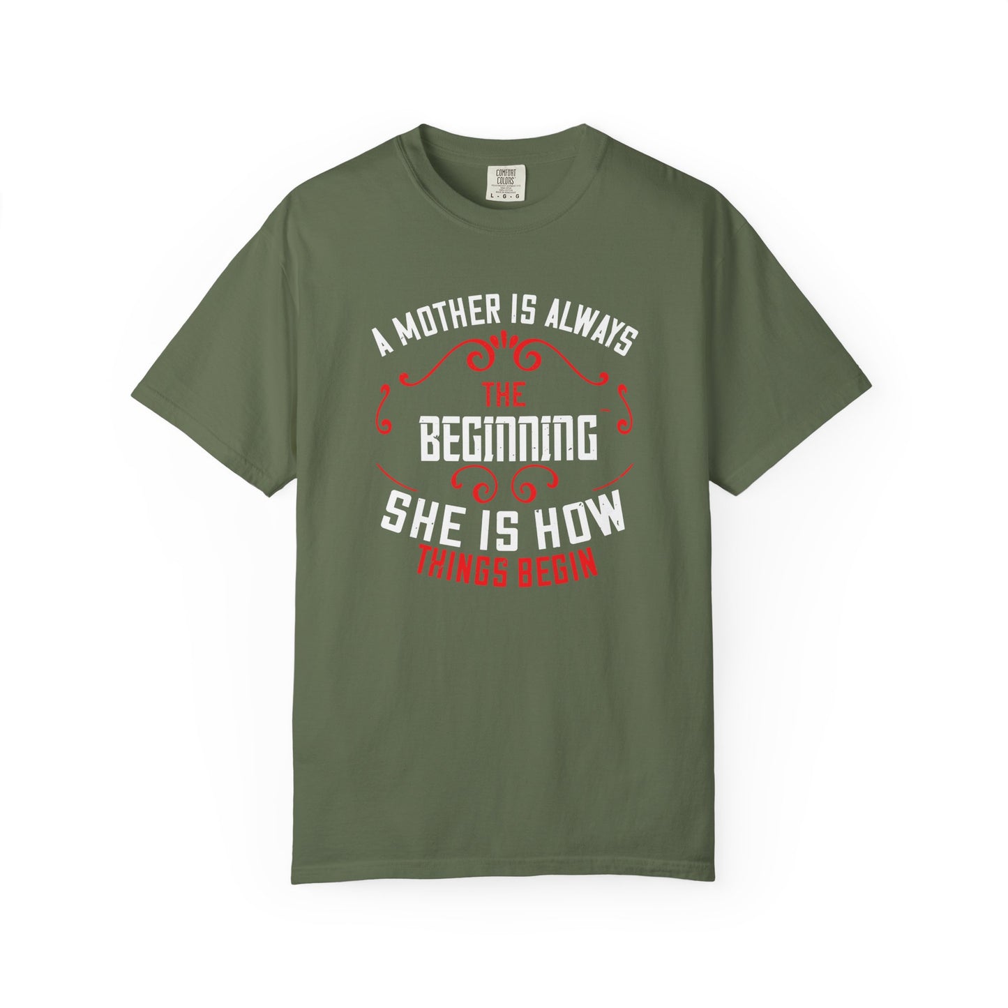 Mom T-shirt Mother Day Mama Tee Unisex Comfort Colors Garment-Dyed Cotton h53