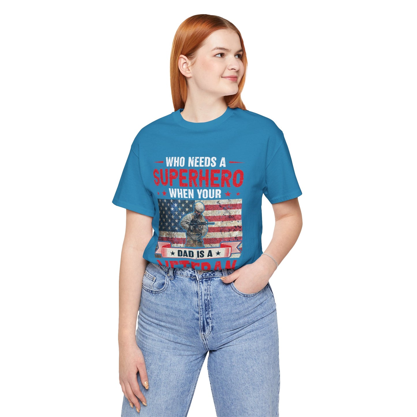 American Flag Graphic Unisex Cotton Tee v43