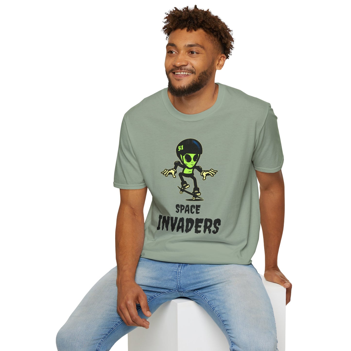 Funny T Shirts, UFO Tees, Funny Aliens Shirt - 4