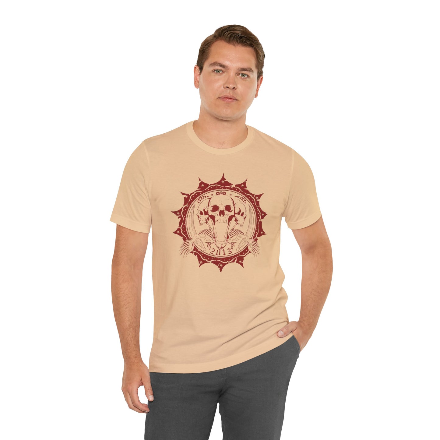 Skull Elephant Mandala Tee Boho Skull Graphic Shirt Art-51