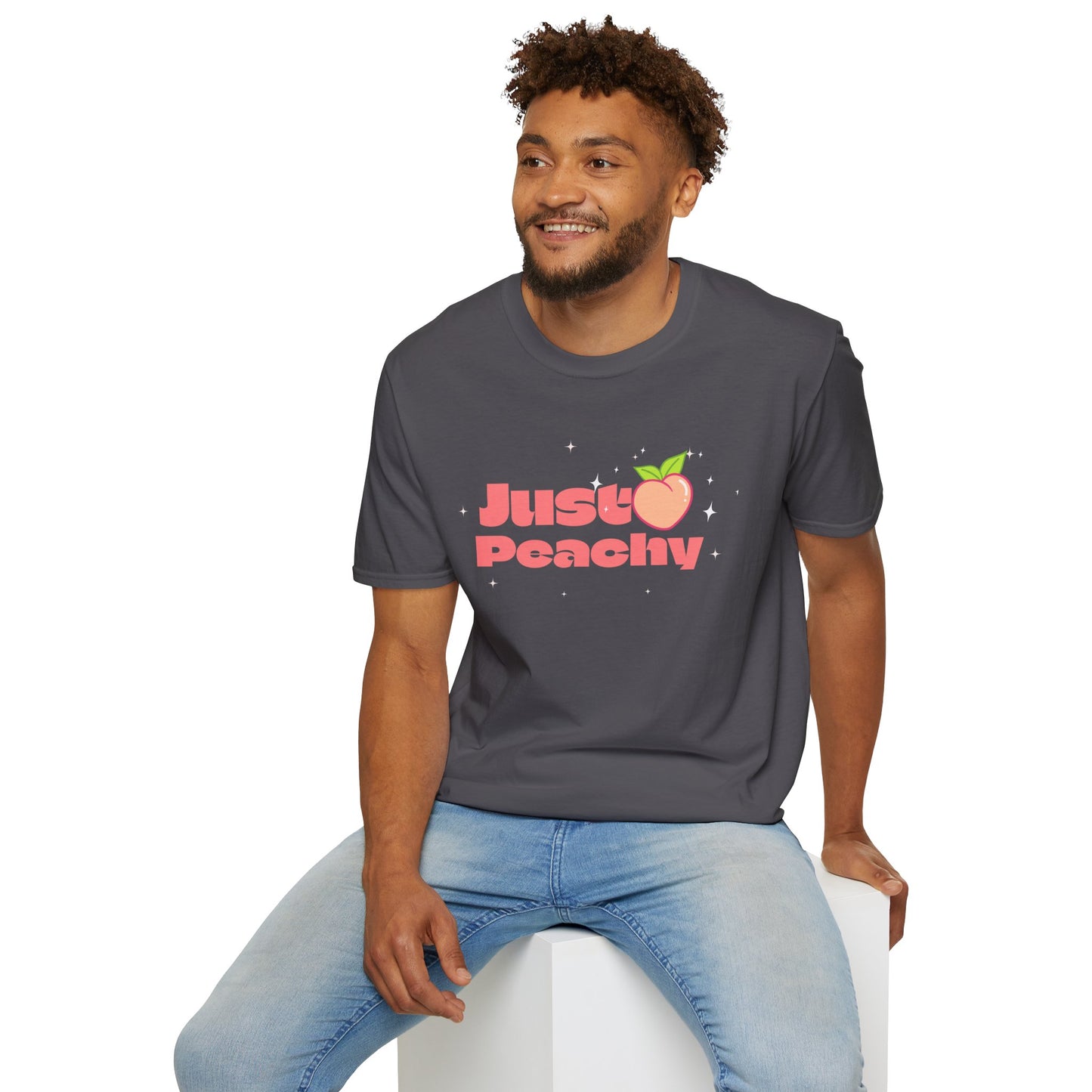 Food Tees, Funny Food T Shirts, Funny T Shirts, Shirt with Fruits, Shirt with Peach