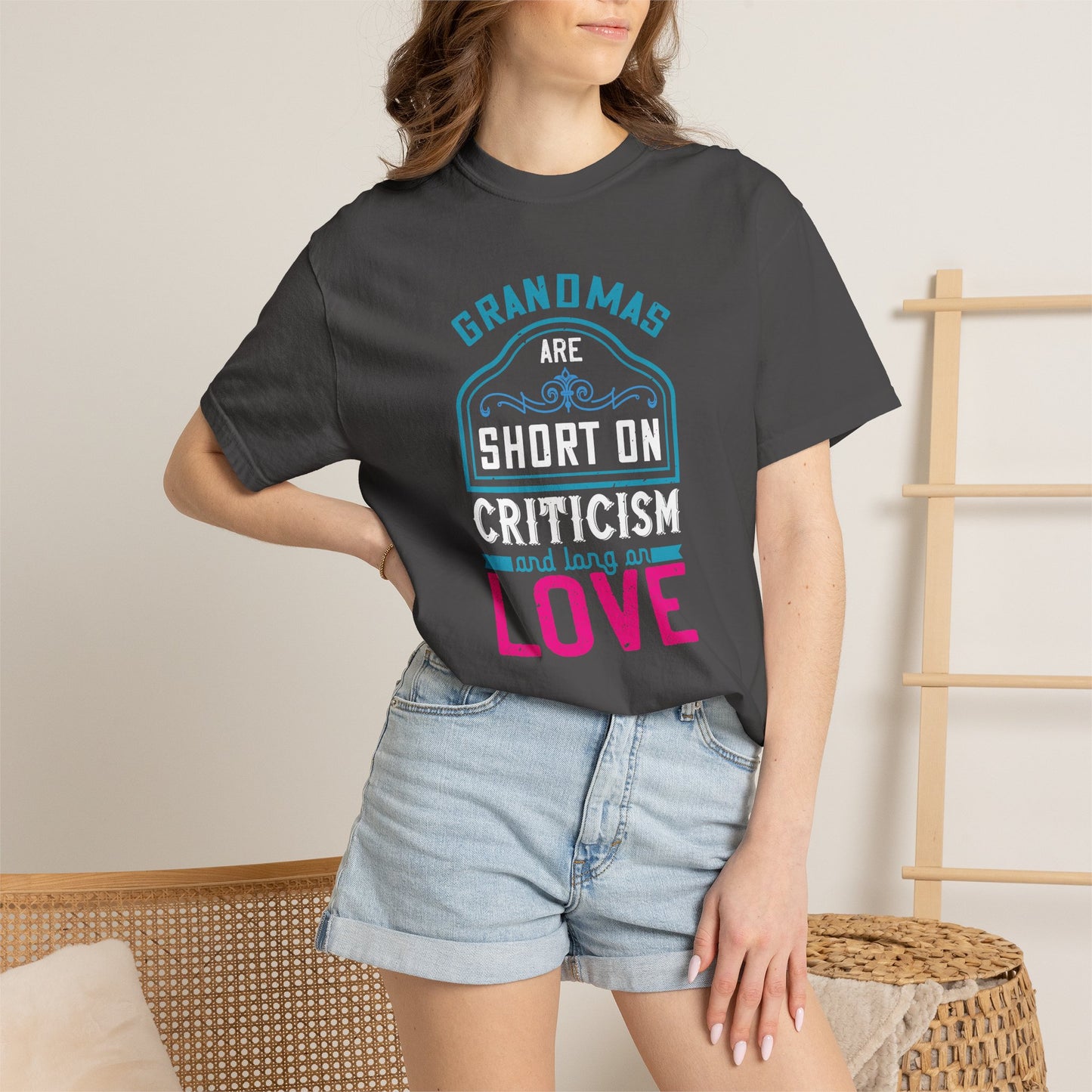 Grandmas T-shirt Mother Day Mama Tee Unisex Comfort Colors Garment-Dyed Cotton h69
