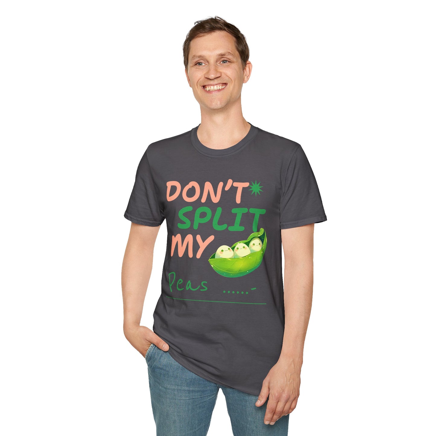 Food Tees, Funny Food T Shirts, Funny T Shirts, Shirt with Vegetables, Shirt with Peas