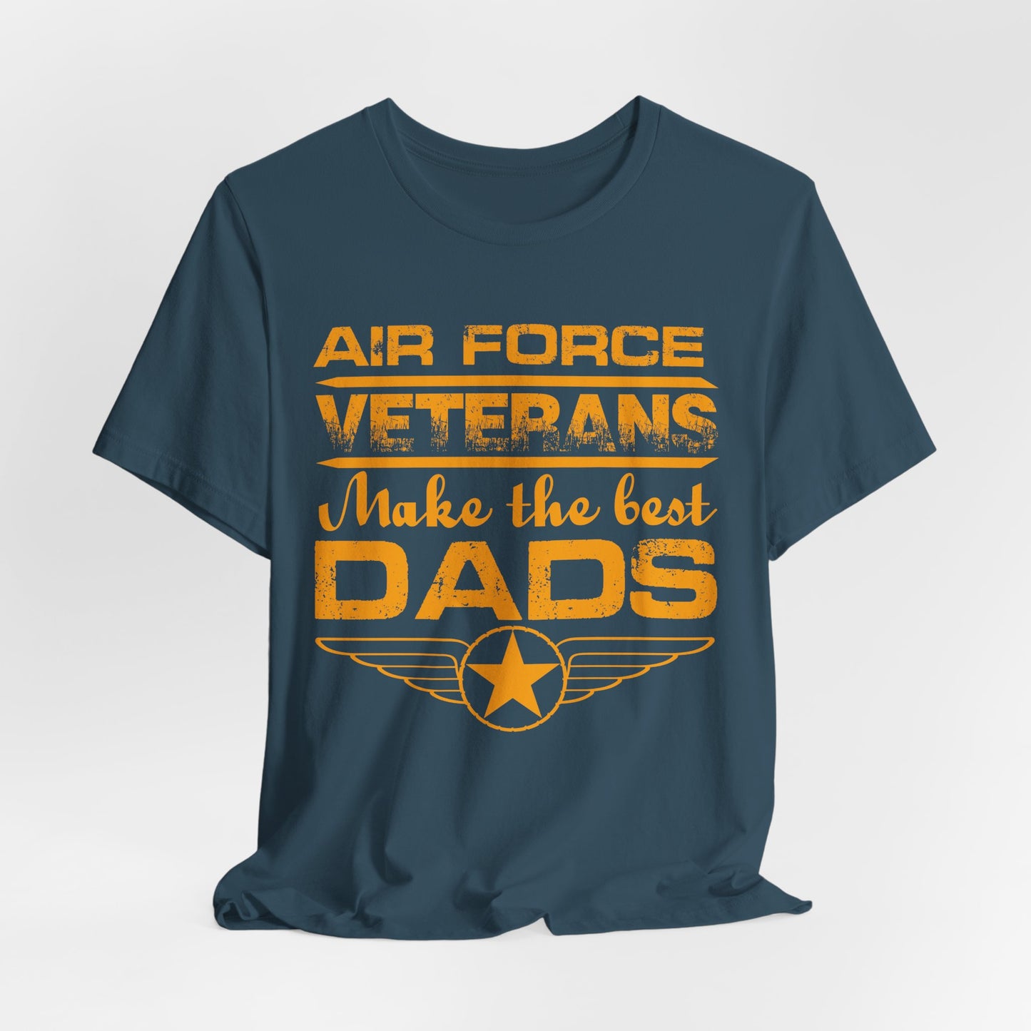 Air Force Veterans Make the Best Dads T-Shirt Military Dad Unisex Cotton Tee v48