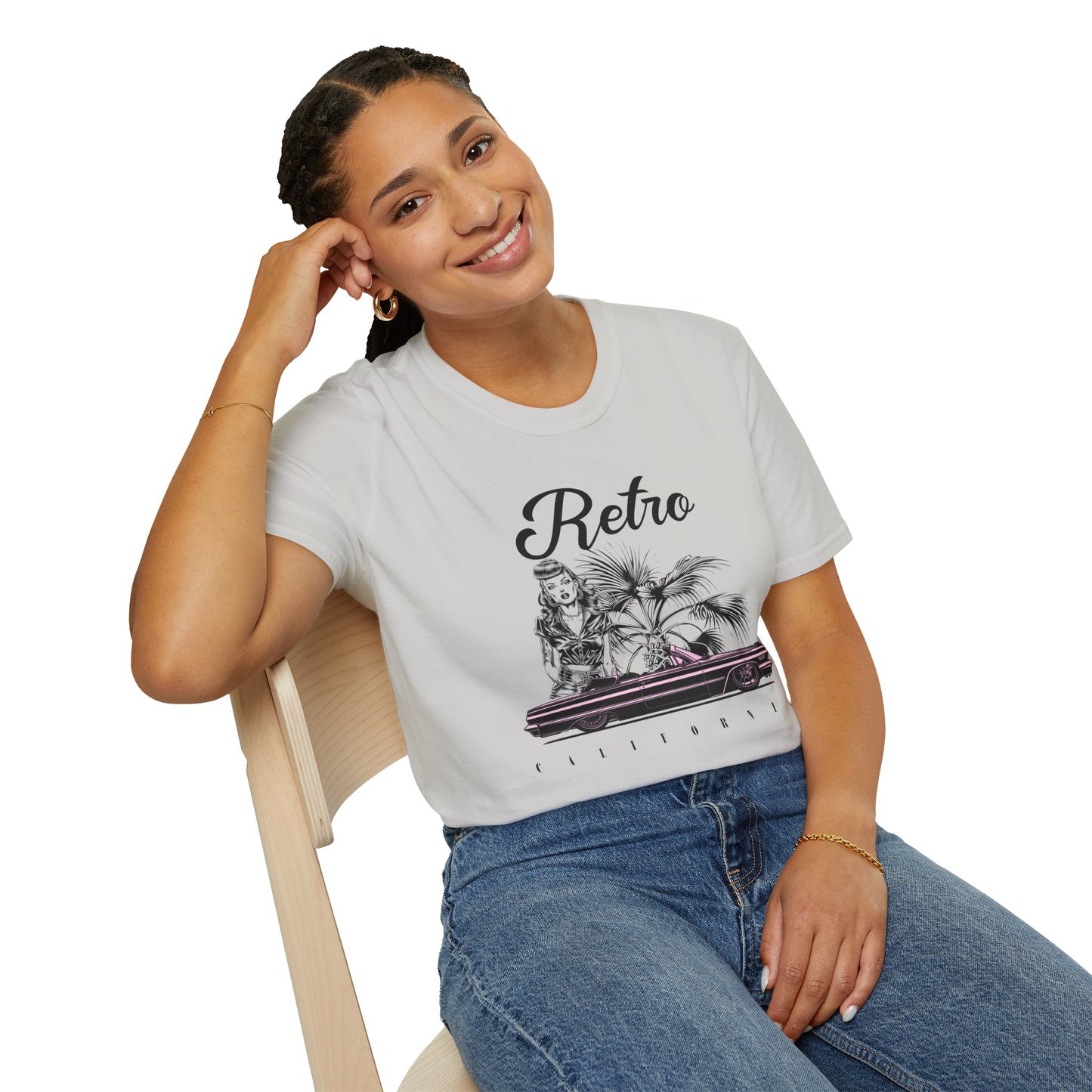 Retro T Shirt, Retro Design Shirt, Retro Art Tee Shirt, T-shirt with Retro Style