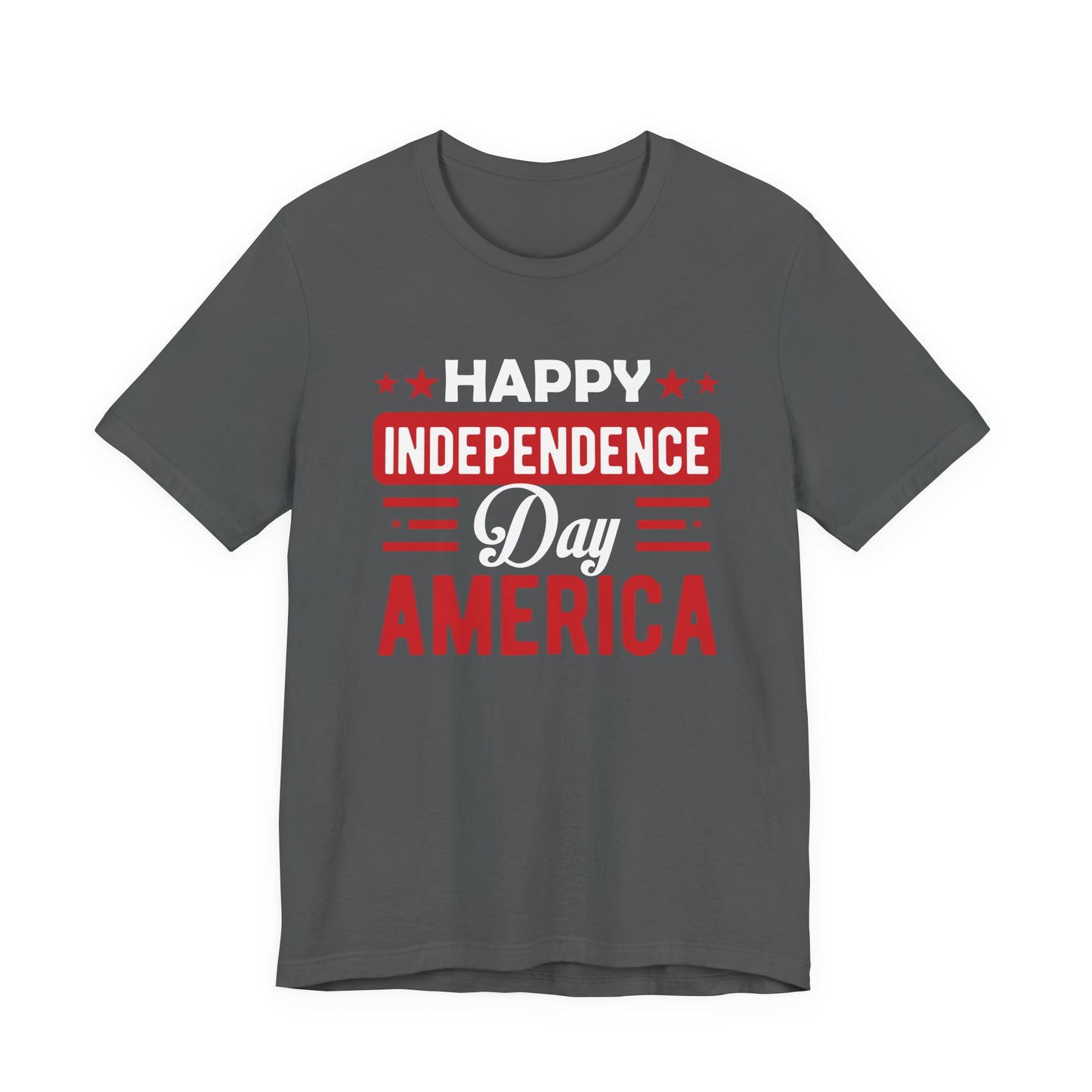 Happy Independence Day America Graphic Unisex Cotton T-Shirt 015