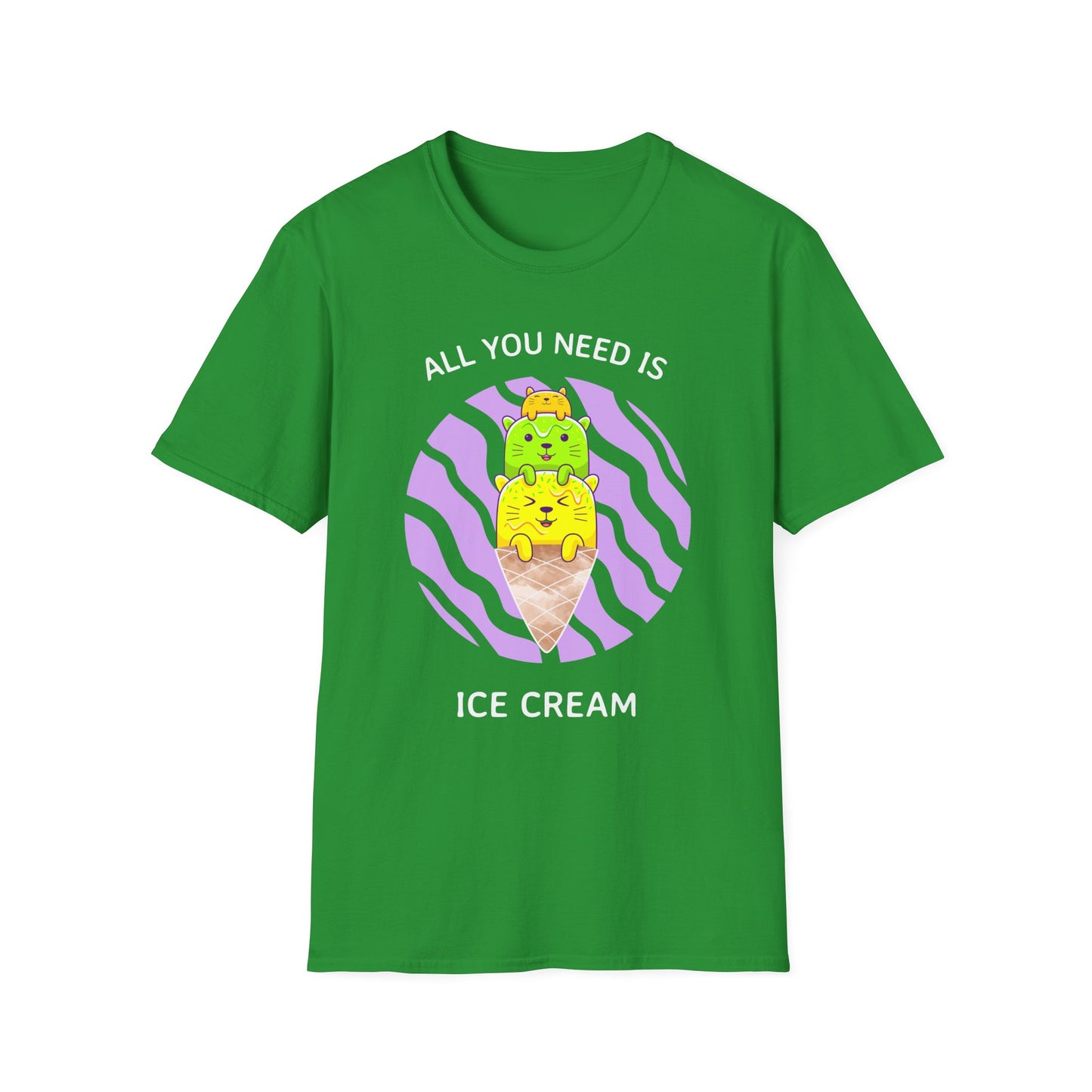 Food Tees, Funny Food T Shirts, Funny T Shirts, Shirt with Food, Junk Food Tees, Shirt with Ice Cream, Ice Cream T-Shirt