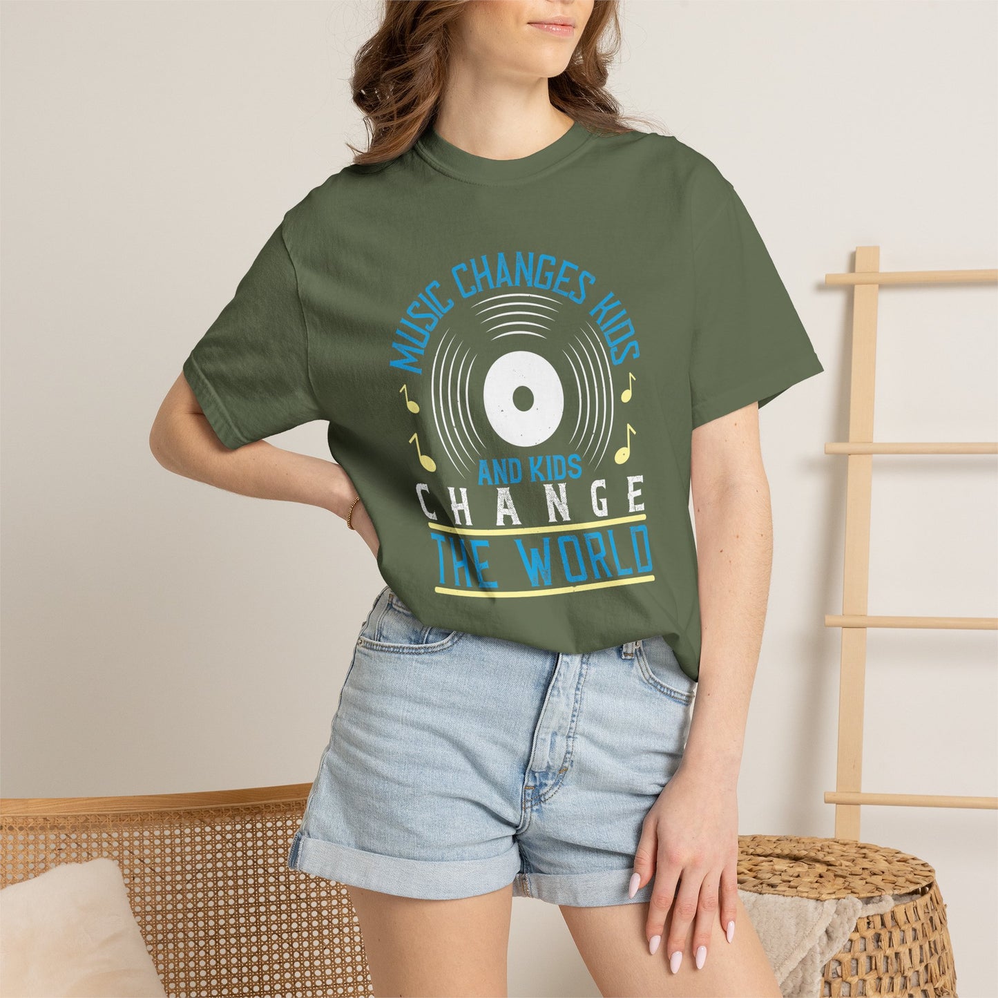 Music Graphic Design Unisex Cotton T-shirt m22