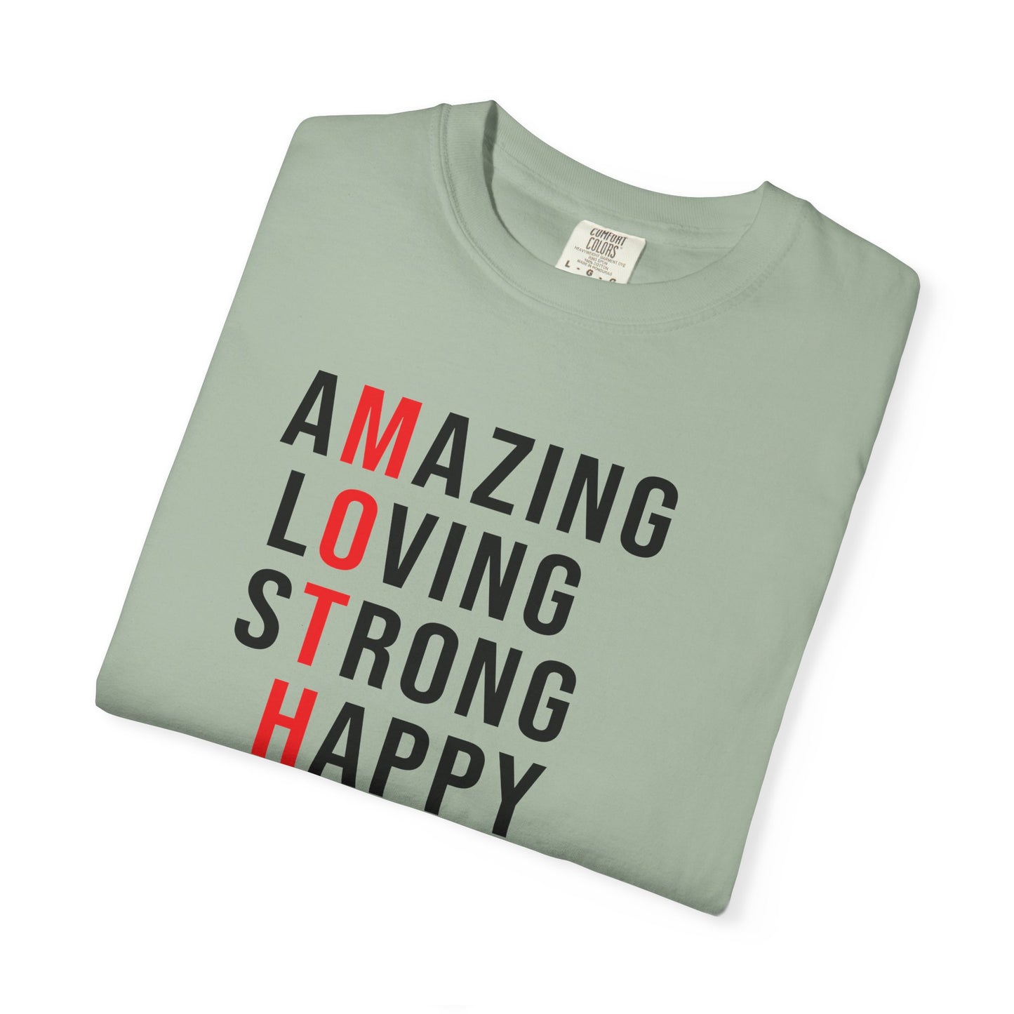 Mom T-shirt Mother's Day Mama Tee Unisex Comfort Colors Garment-Dyed Cotton h14