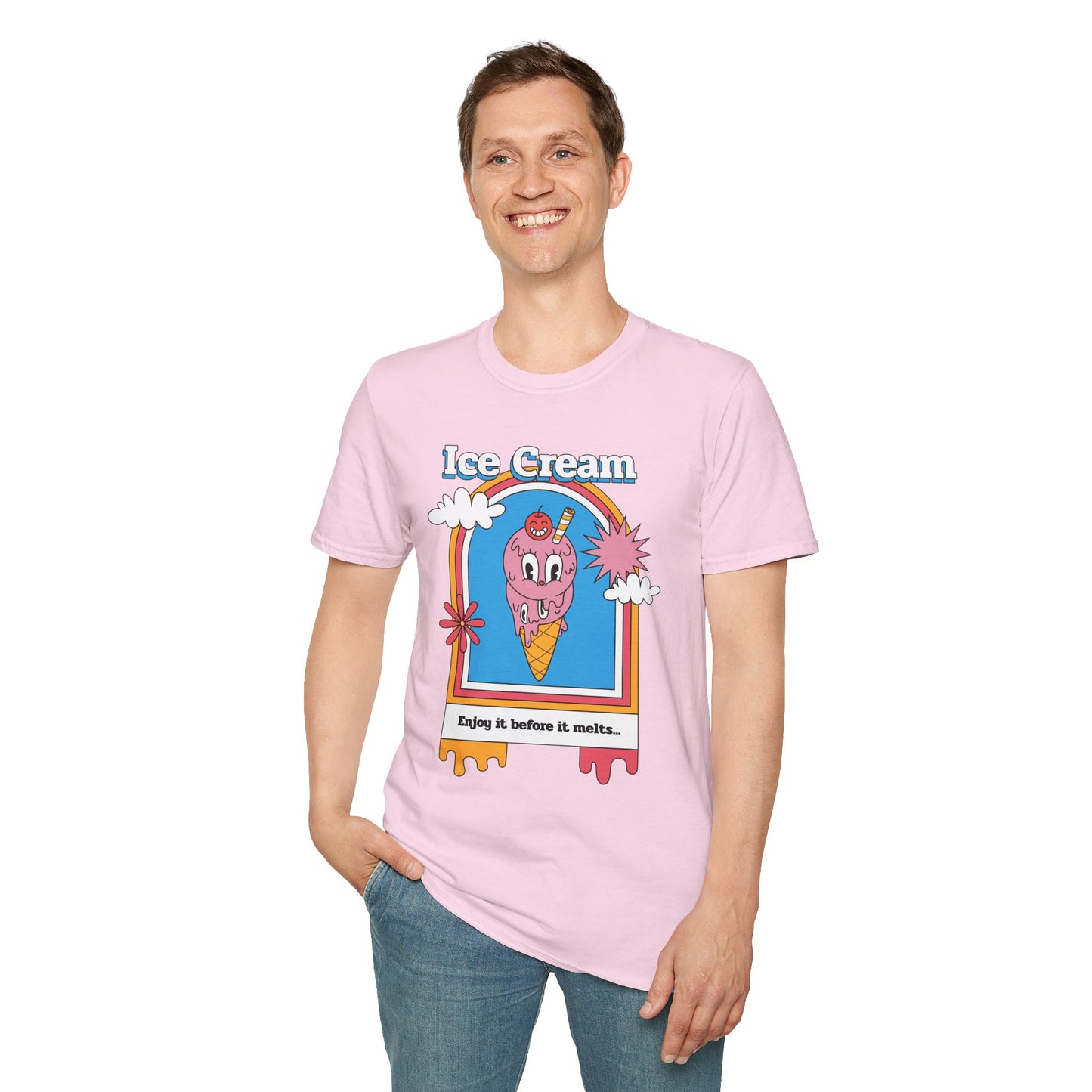 Food Tees, Funny Food T Shirts, Funny T Shirts, Shirt with Food, Junk Food Tees, Shirt with Ice Cream, Ice Cream T-Shirt