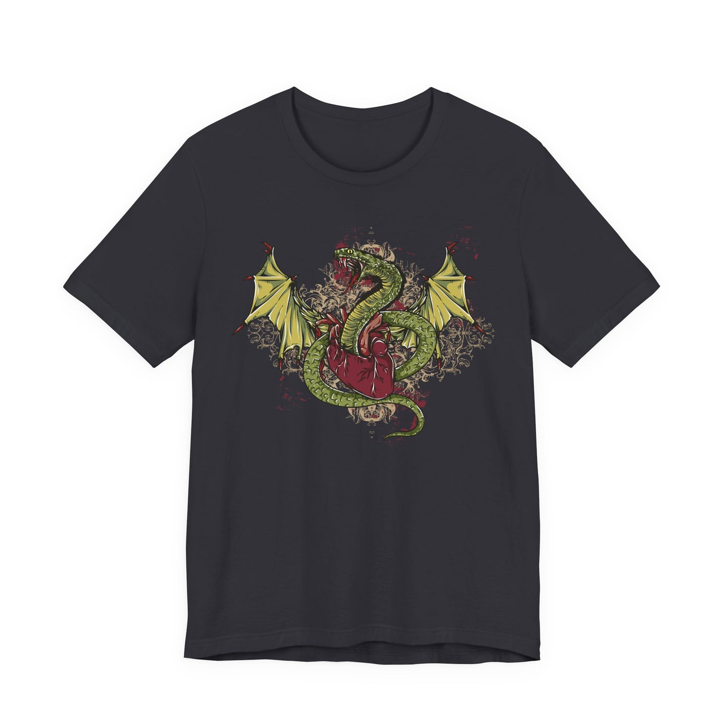 Dragon Illustration Graphic Unisex Cotton T-Shirt r29
