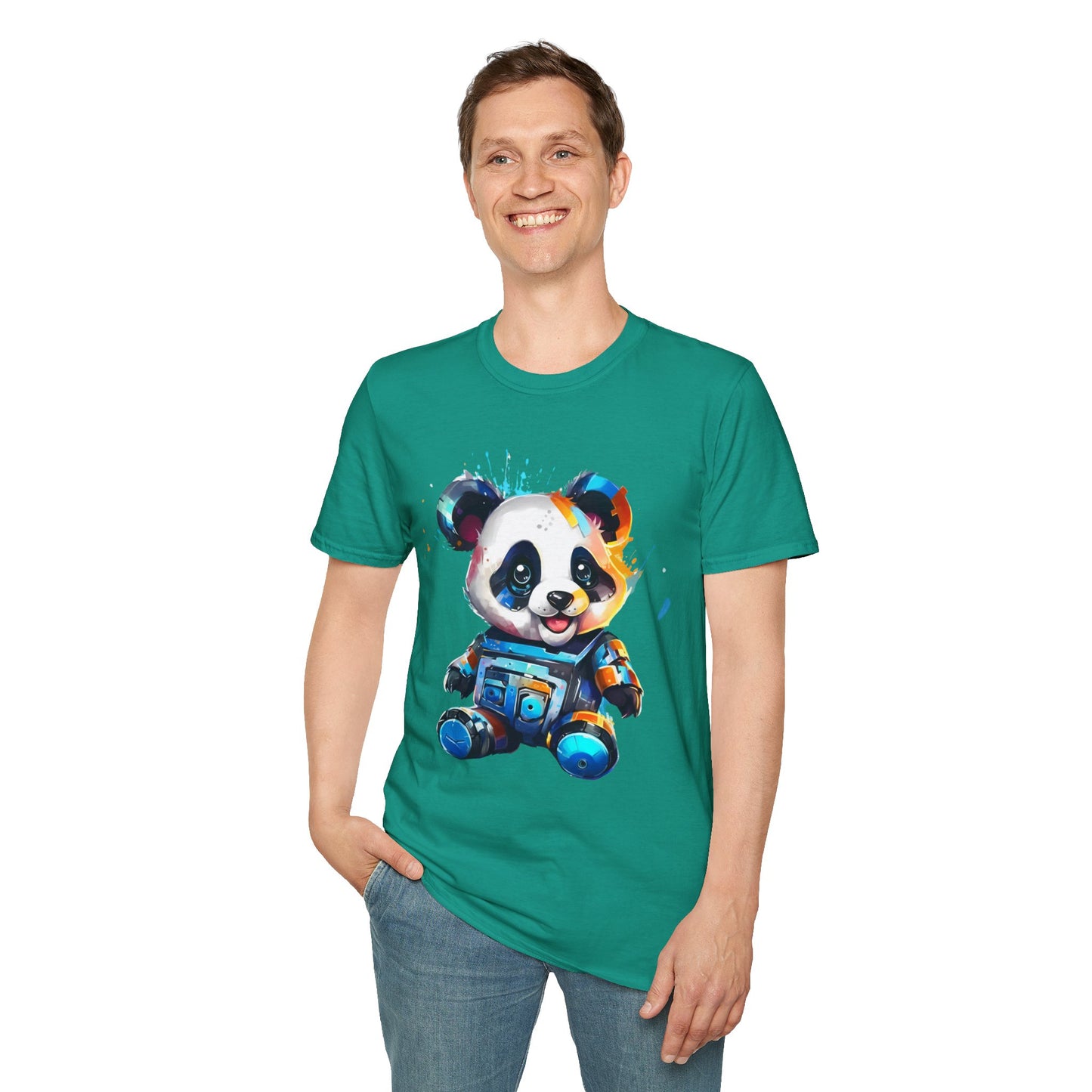 Animals Tees, Funny Animals Shirt, T Shirts with Funny Animals, T-Shirt with Panda, Panda Tees