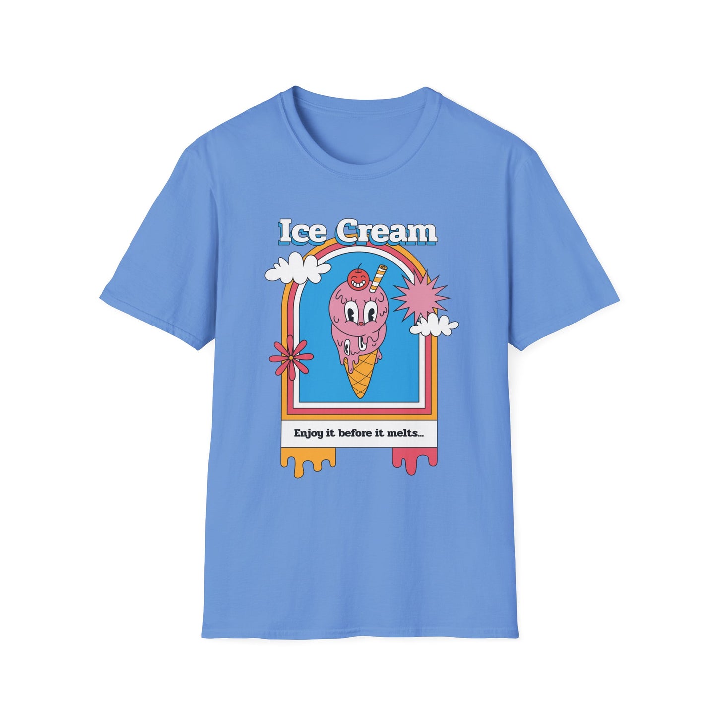 Food Tees, Funny Food T Shirts, Funny T Shirts, Shirt with Food, Junk Food Tees, Shirt with Ice Cream, Ice Cream T-Shirt