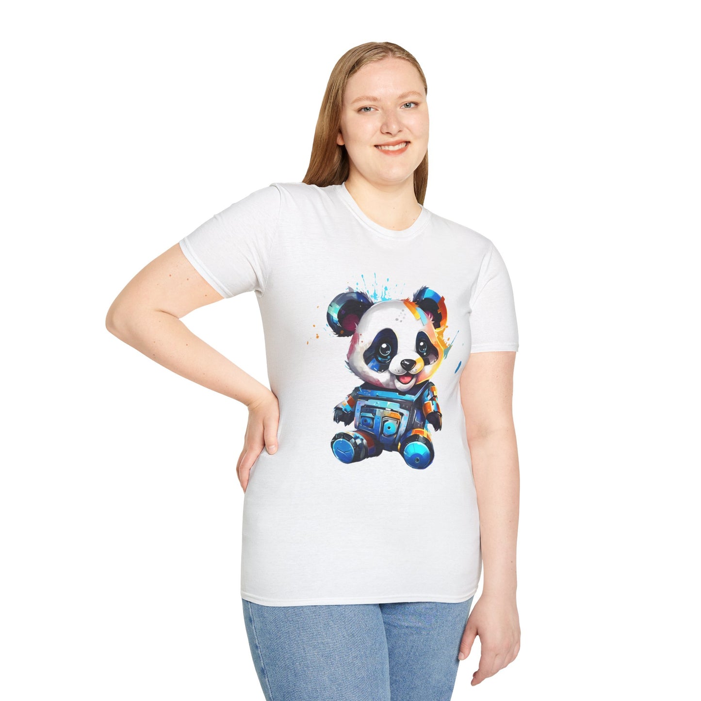 Animals Tees, Funny Animals Shirt, T Shirts with Funny Animals, T-Shirt with Panda, Panda Tees