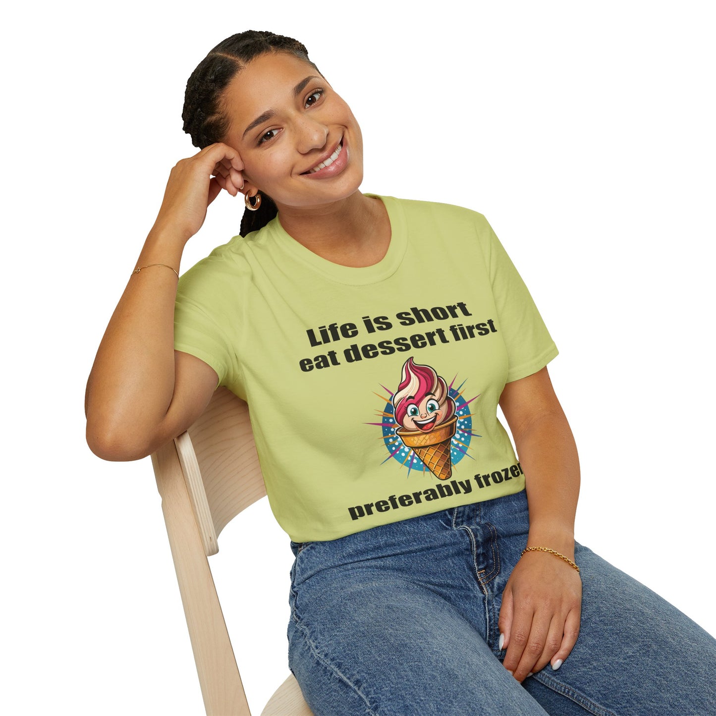 Food Tees, Funny Food T Shirts, Funny T Shirts, Shirt with Food, Junk Food Tees, Shirt with Ice Cream, Ice Cream T-Shirt
