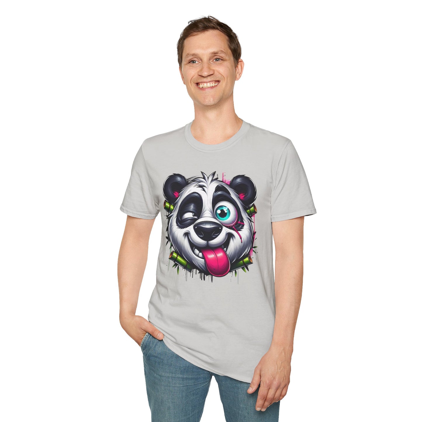 Animals Tees, Funny Animals Shirt, T Shirts with Funny Animals, T-Shirt with Panda, Panda Tees