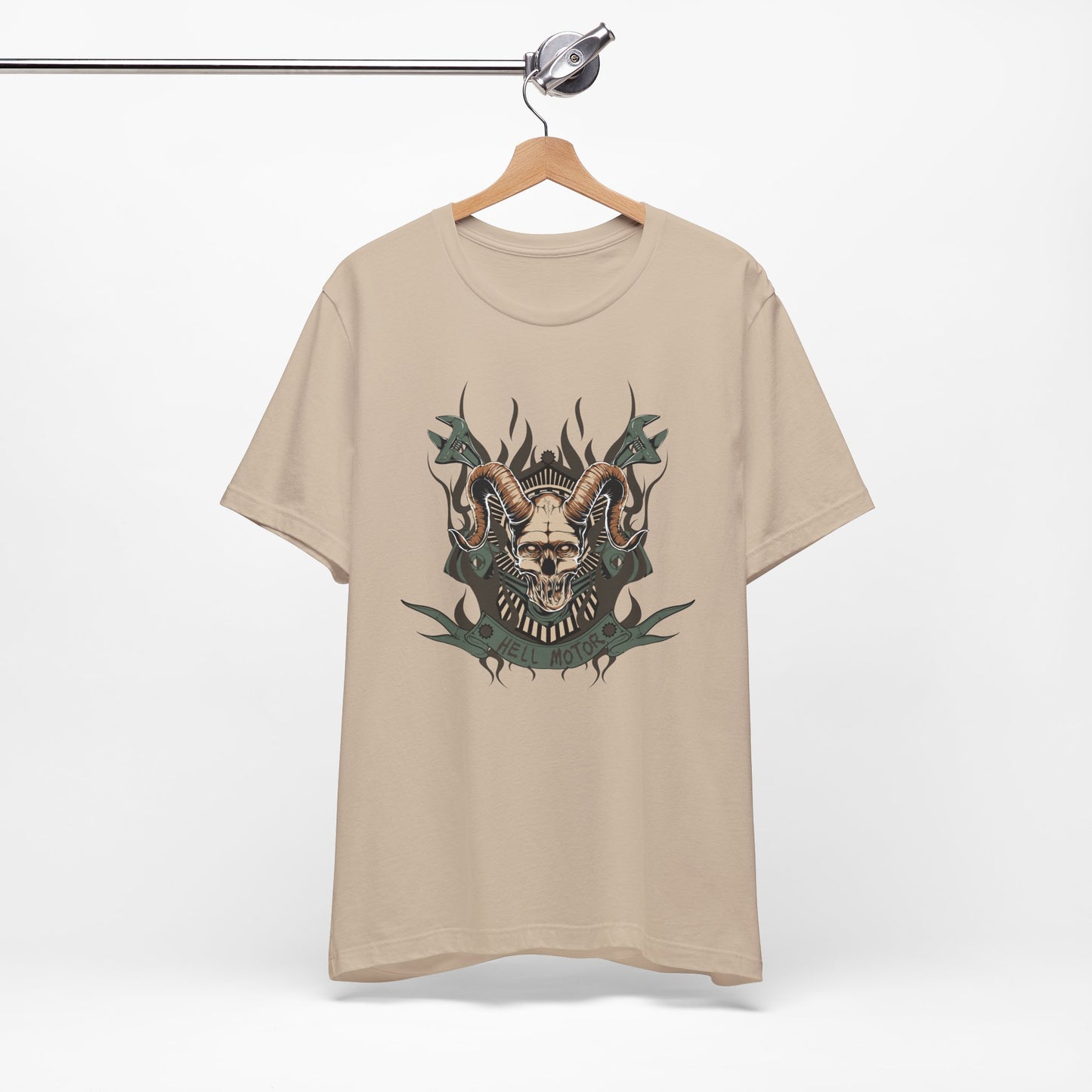 Gothic Skull Graphic Design Unisex Cotton Tee Art-49