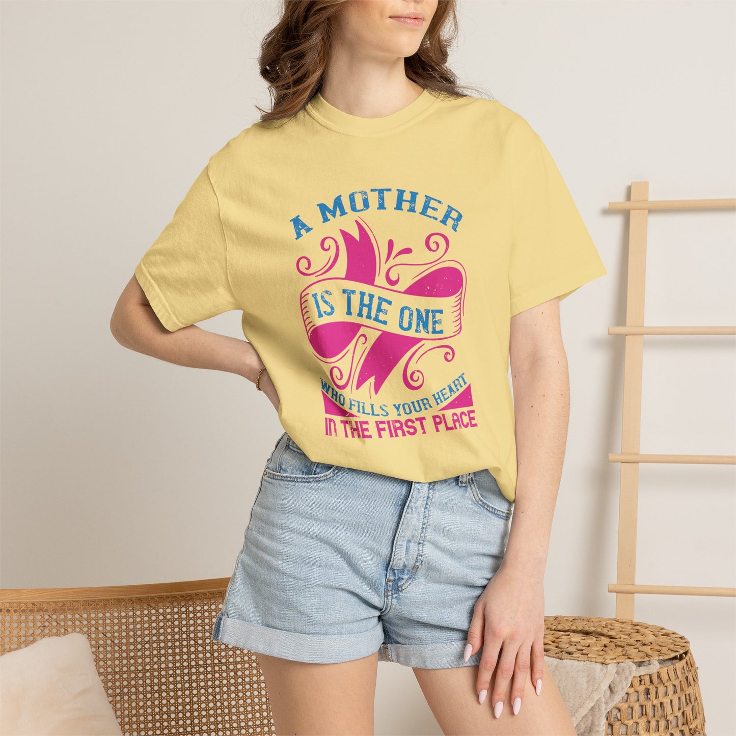 Mom T-shirt Mother Day Mama Tee Unisex Comfort Colors Garment-Dyed Cotton h54