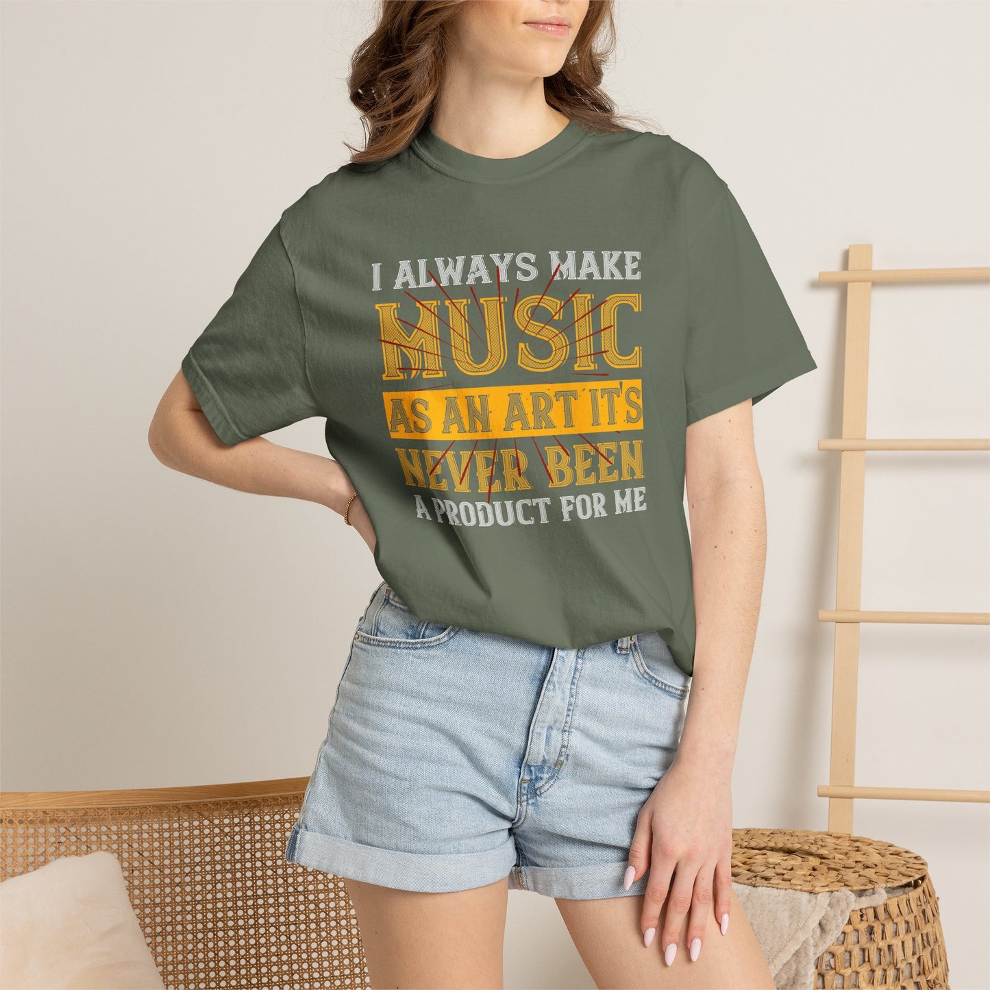 Music Graphic Design Unisex Cotton T-shirt m4