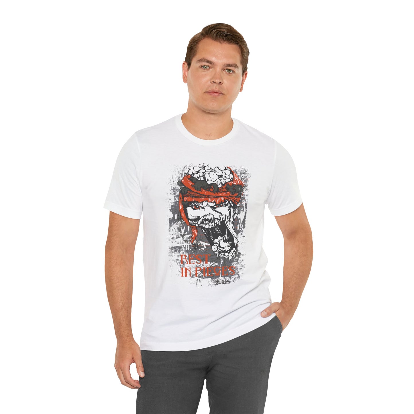 Skull Graphic Unisex Cotton T-Shirt r10
