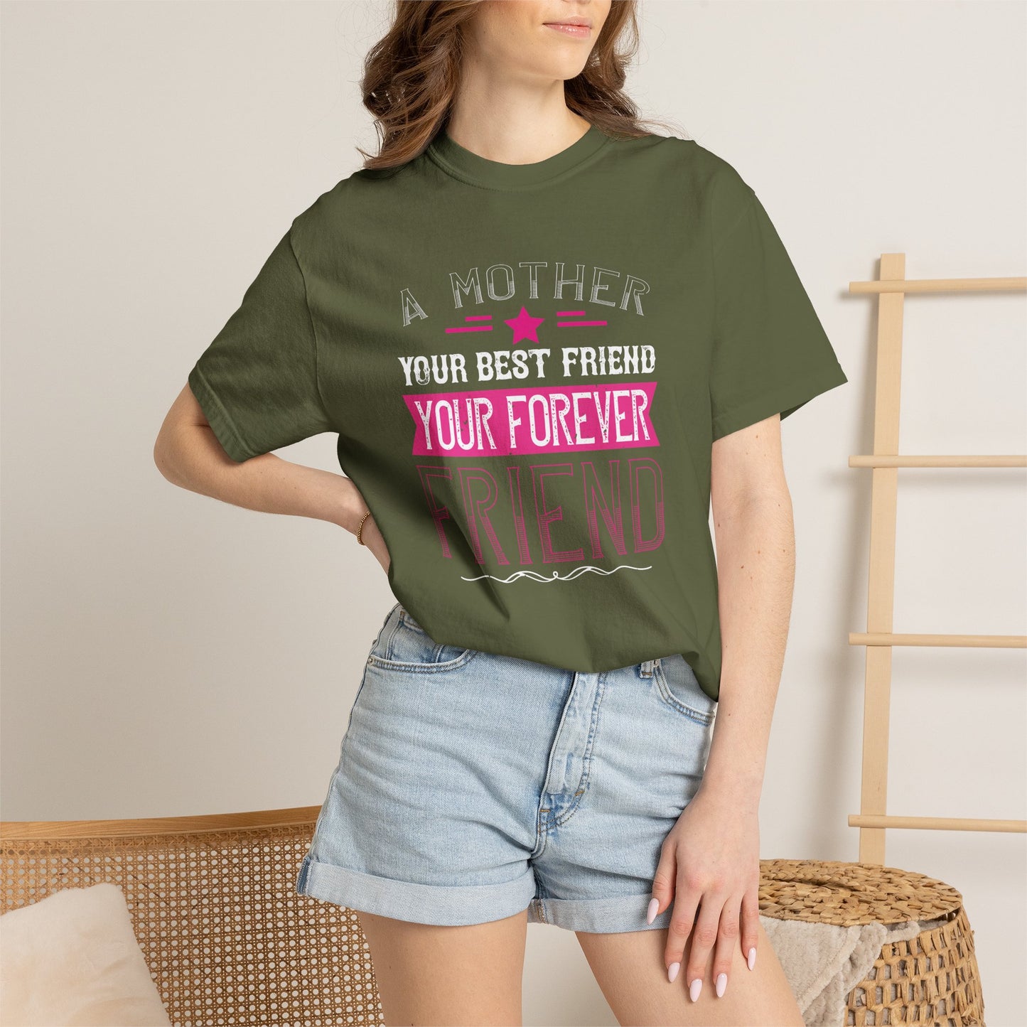 Mom T-shirt Mother Day Mama Tee Unisex Comfort Colors Garment-Dyed Cotton h55