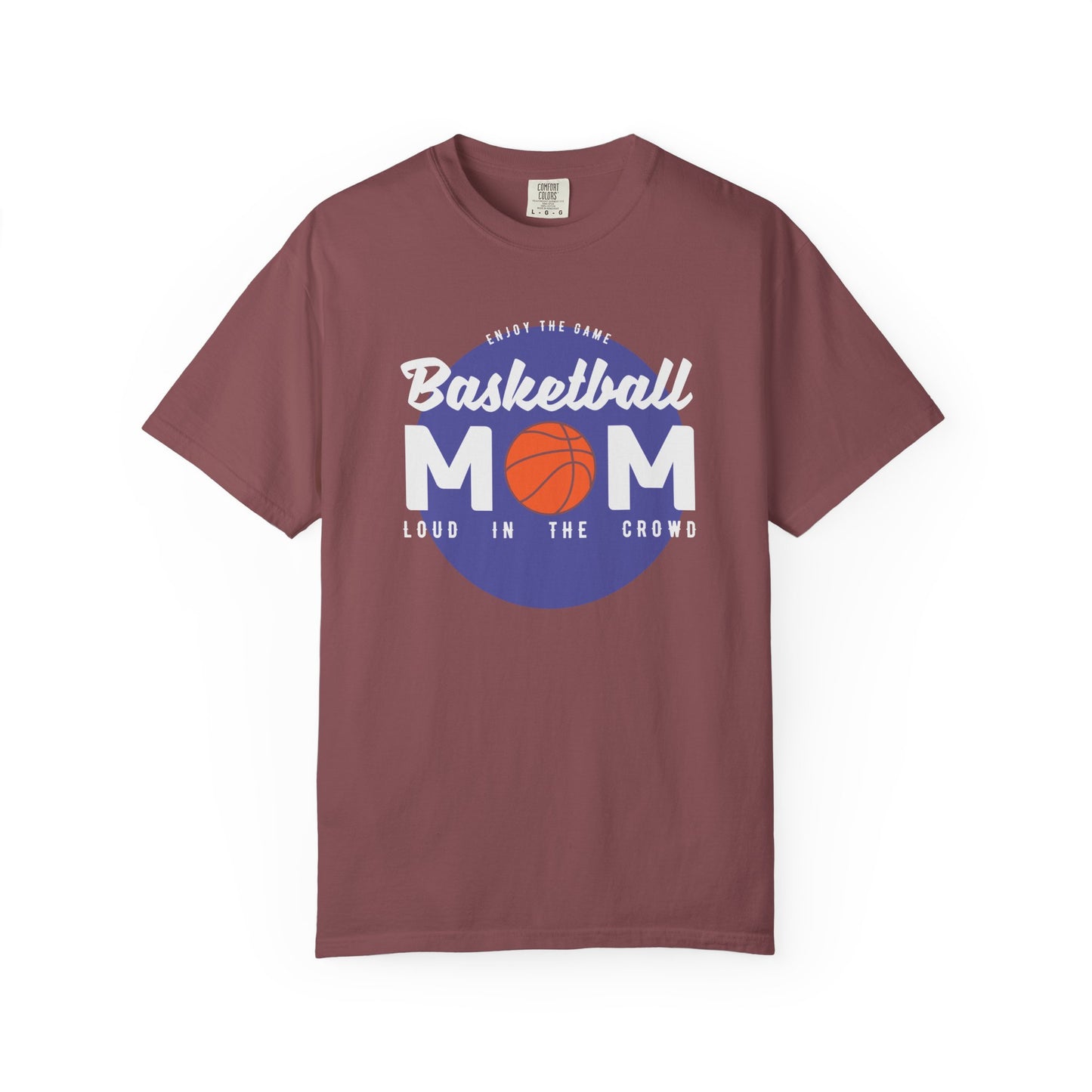 Basketball Mom T-shirt Mother's Day Mama Tee Unisex Comfort Colors Garment-Dyed Cotton h31