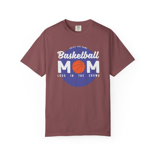 Basketball Mom T-shirt Mother's Day Mama Tee Unisex Comfort Colors Garment-Dyed Cotton h31