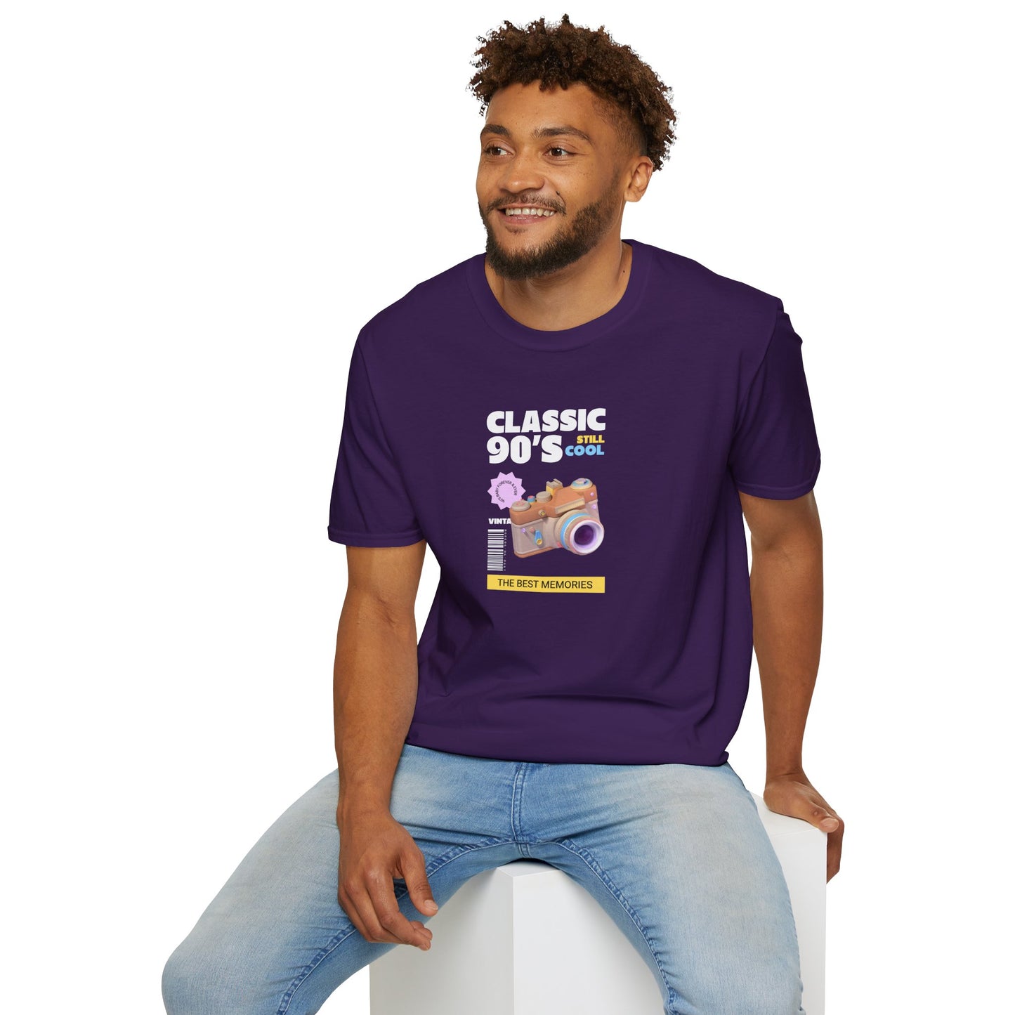 90s Camera T-Shirt Classic 90s Cool Unisex Cotton Retro Photography Tee