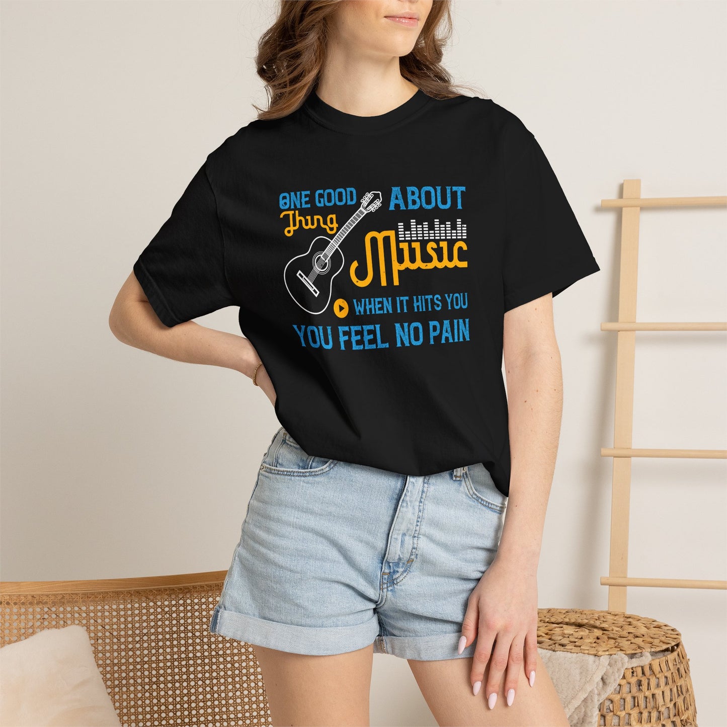 Music Graphic Design Unisex Cotton T-shirt m40