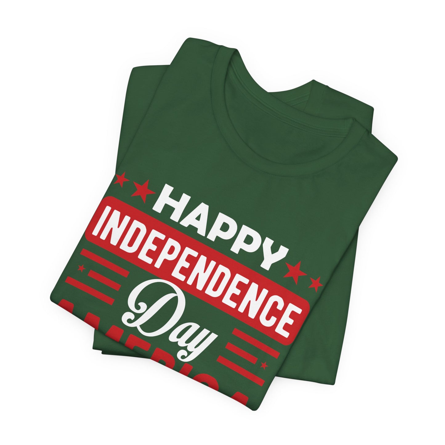 Happy Independence Day America Graphic Unisex Cotton T-Shirt 015