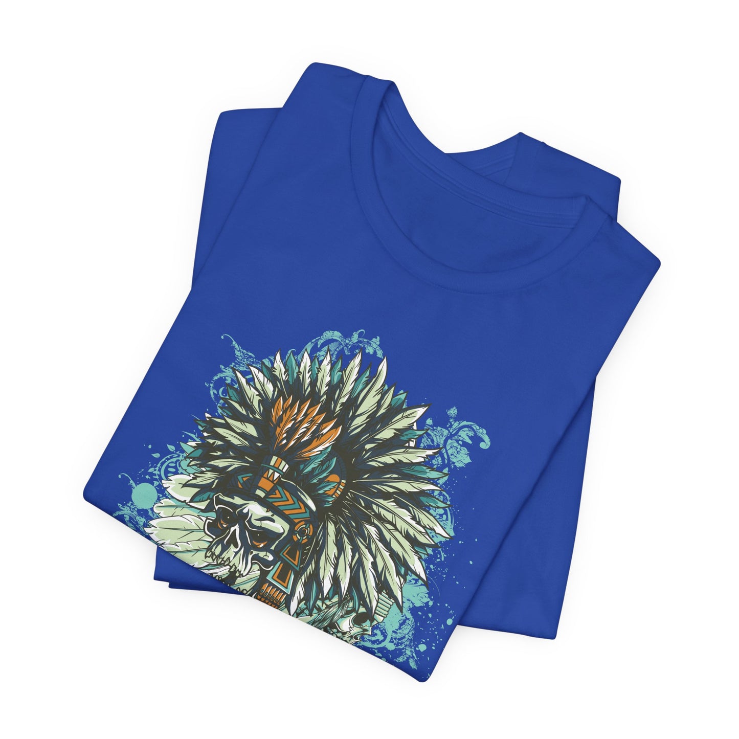 Skull Graphic Design Unisex Cotton Tee Shirt Art-14