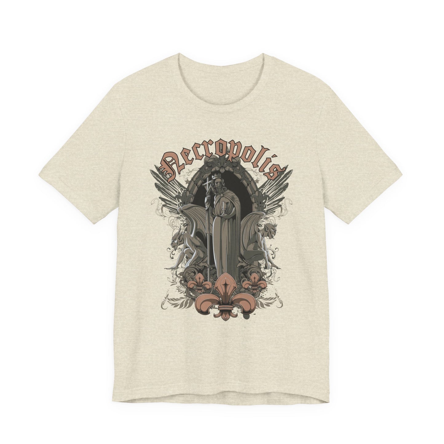 Gothic Skull Graphic Unisex Cotton T-Shirt r7