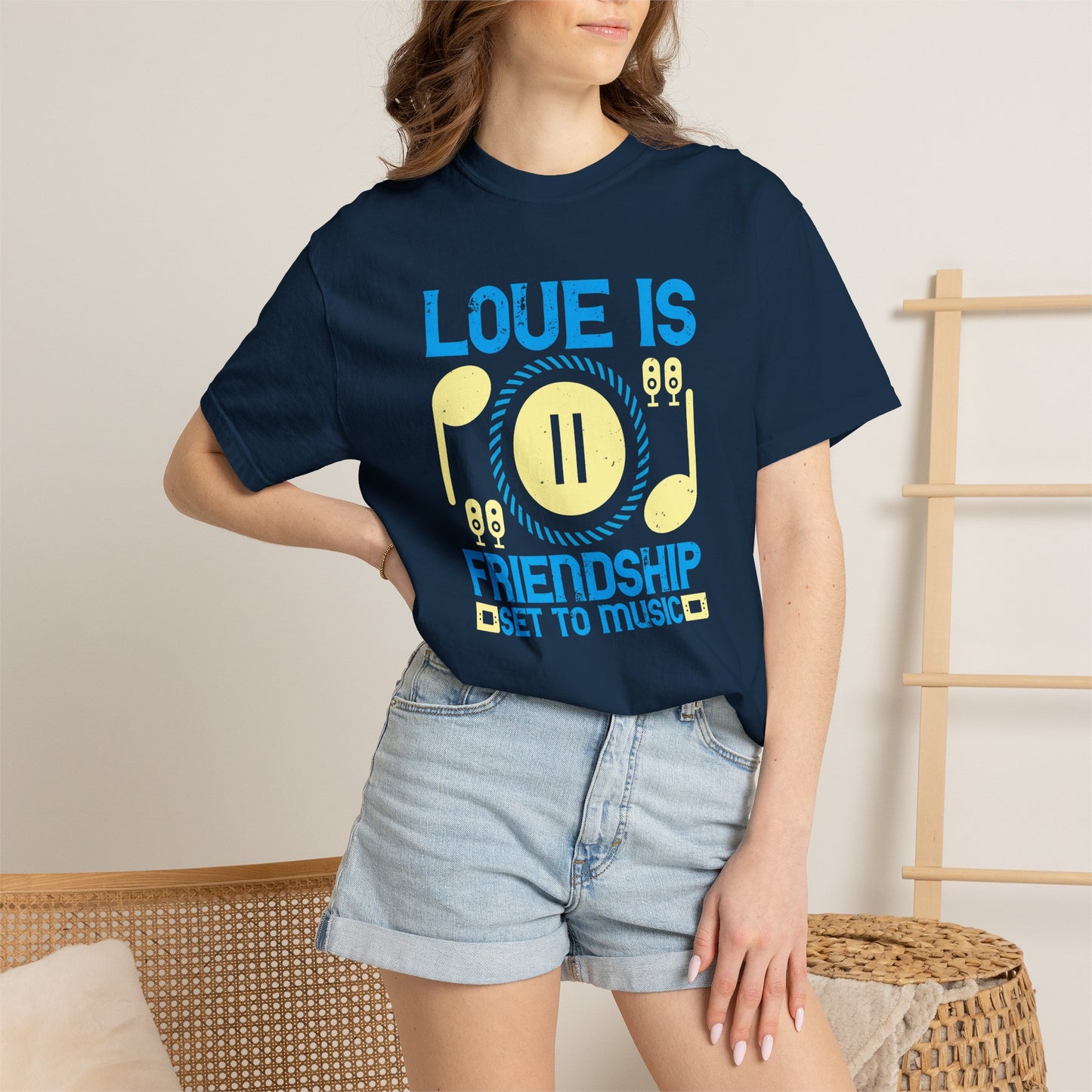Music Graphic Design Unisex Cotton T-shirt m21