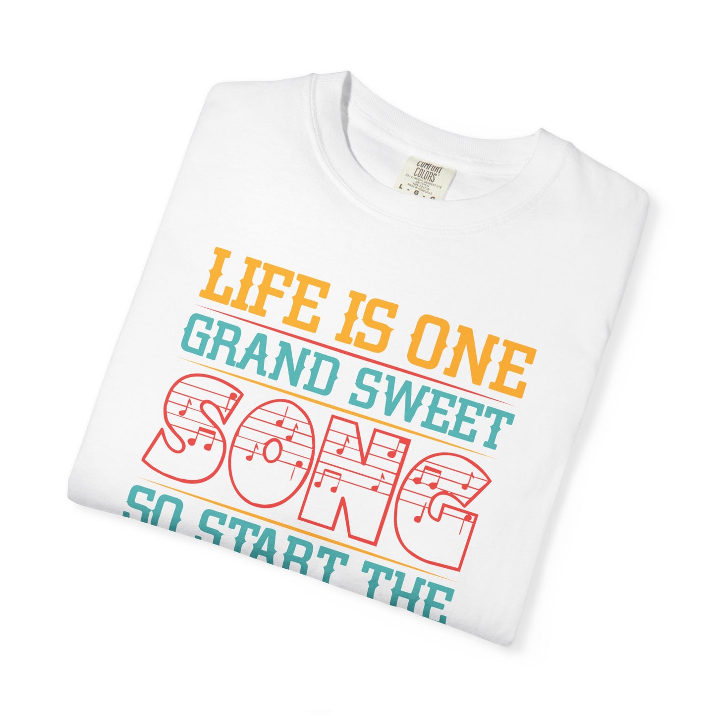 Music Graphic Design Unisex Cotton T-shirt 023