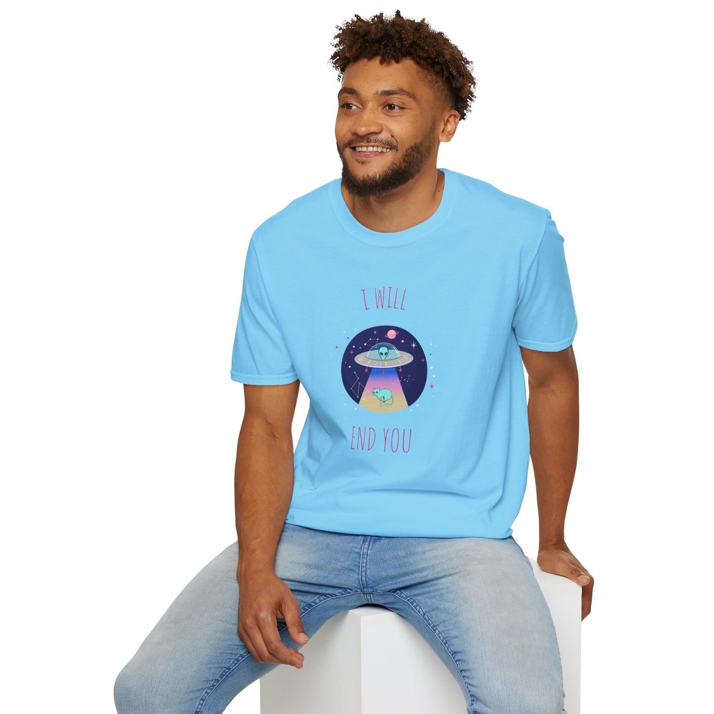 Funny T Shirts UFO Tees Funny Aliens Shirt