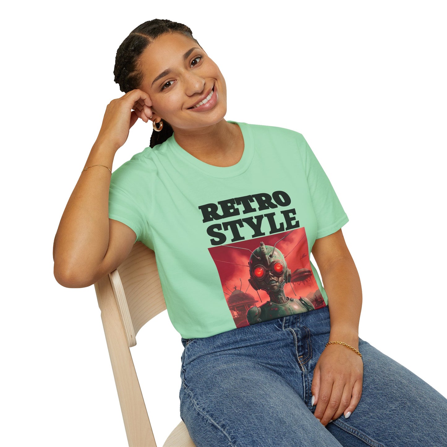 Retro T Shirt, Retro Design Shirt, Retro Art Tee Shirt, T-shirt with Retro Style