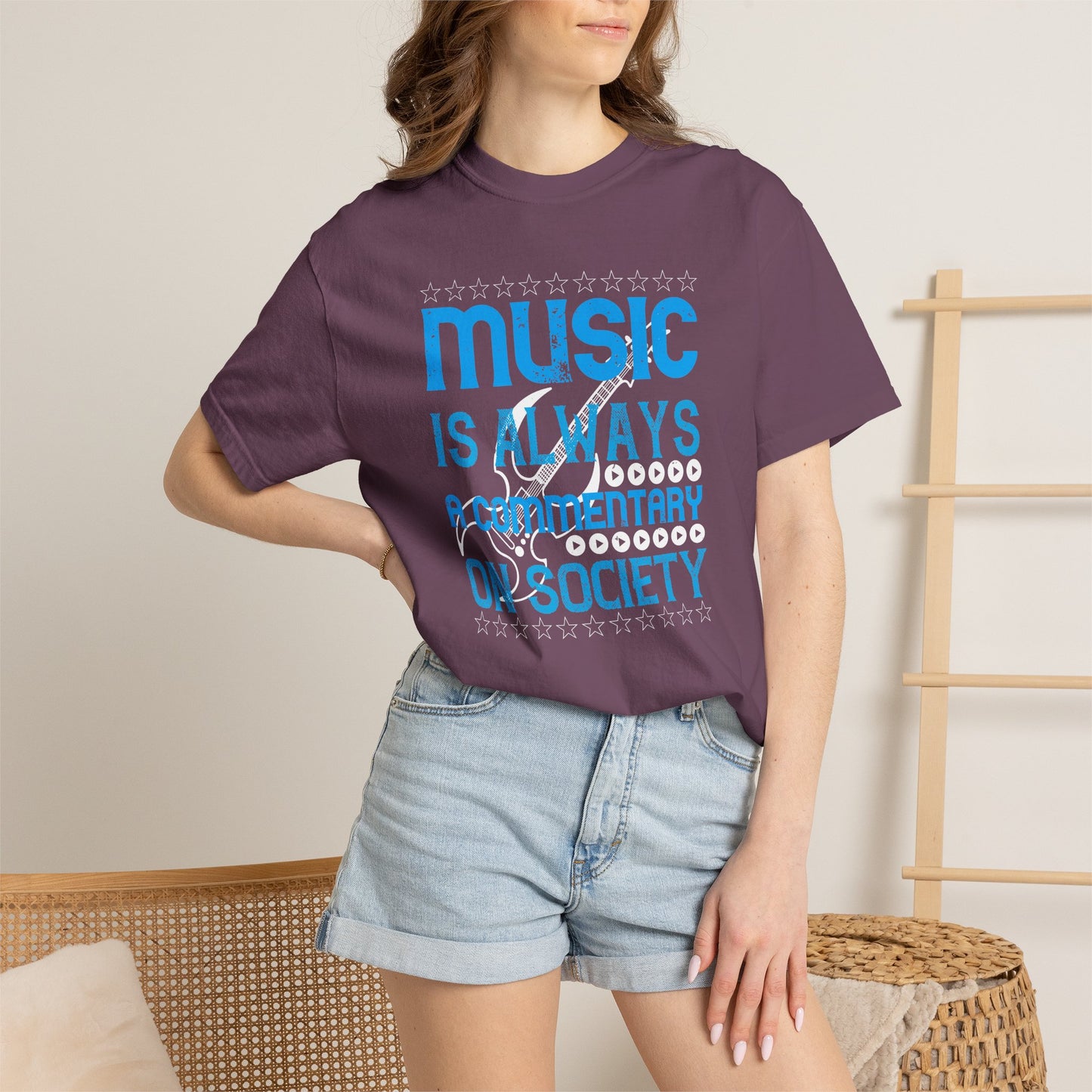 Music Graphic Design Unisex Cotton T-shirt m26
