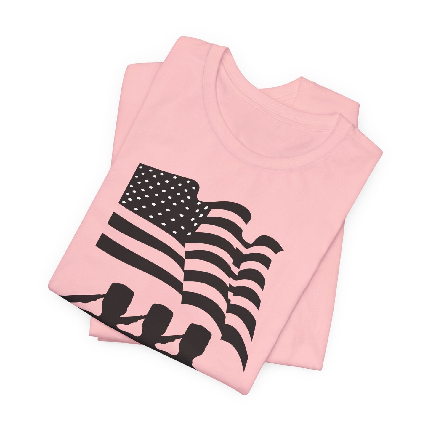 Happy Veterans Day saluting soldiers T-Shirt Patriotic American flag Unisex Cotton v51