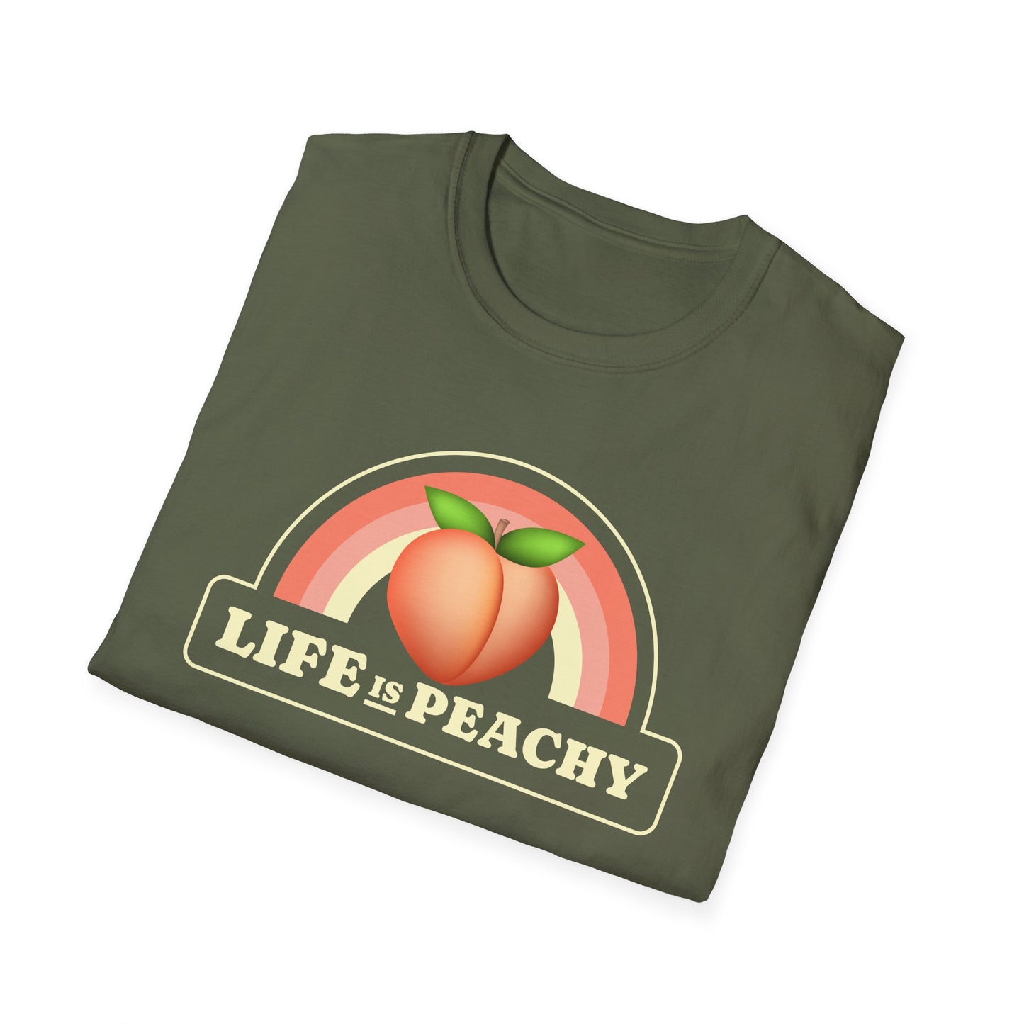 Food Tees, Funny Food T Shirts, Funny T Shirts, Shirt with Fruits, Shirt with Peach