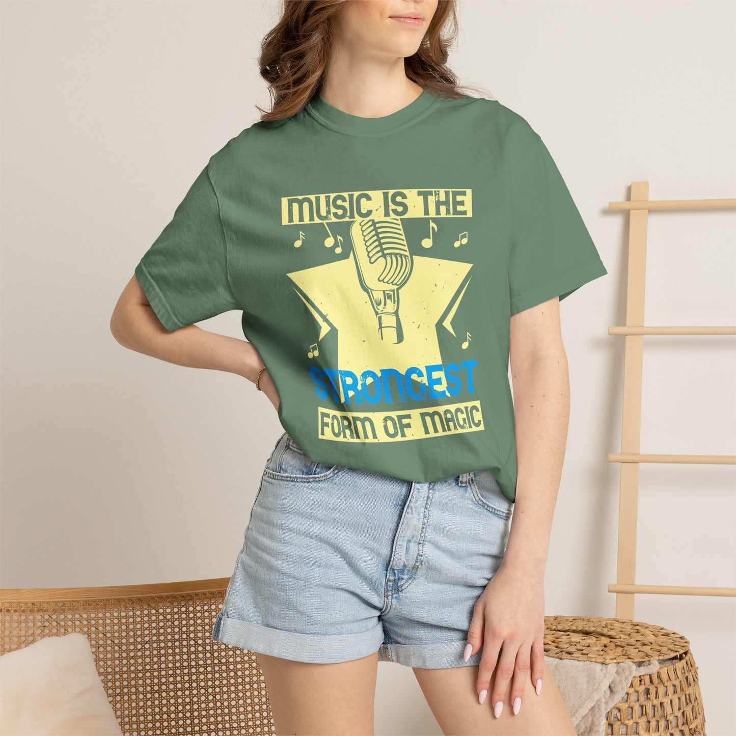 Music Graphic Design Unisex Cotton T-shirt m35